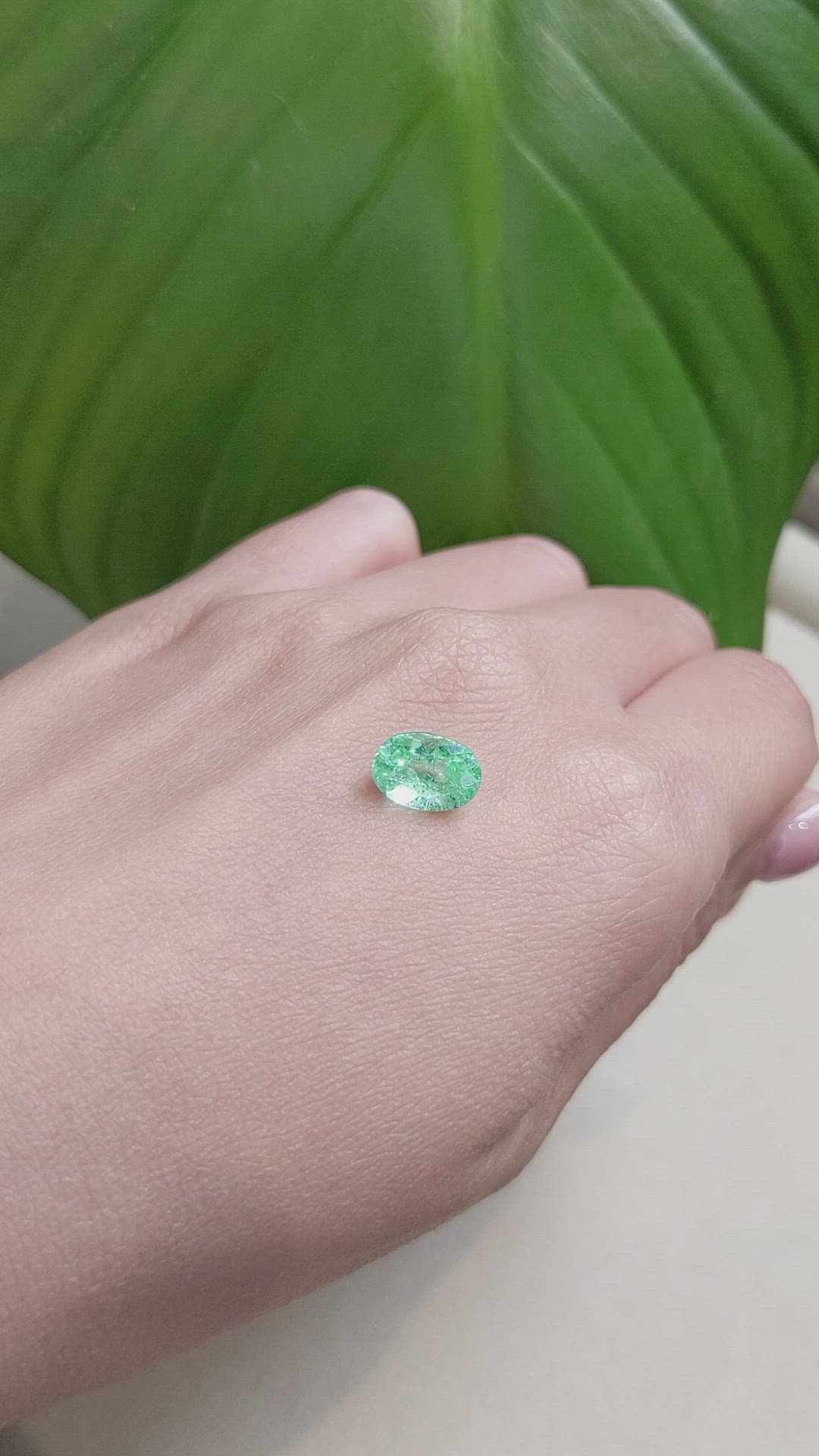 2.41 Ct. Paraiba Tourmaline from Africa Size Video