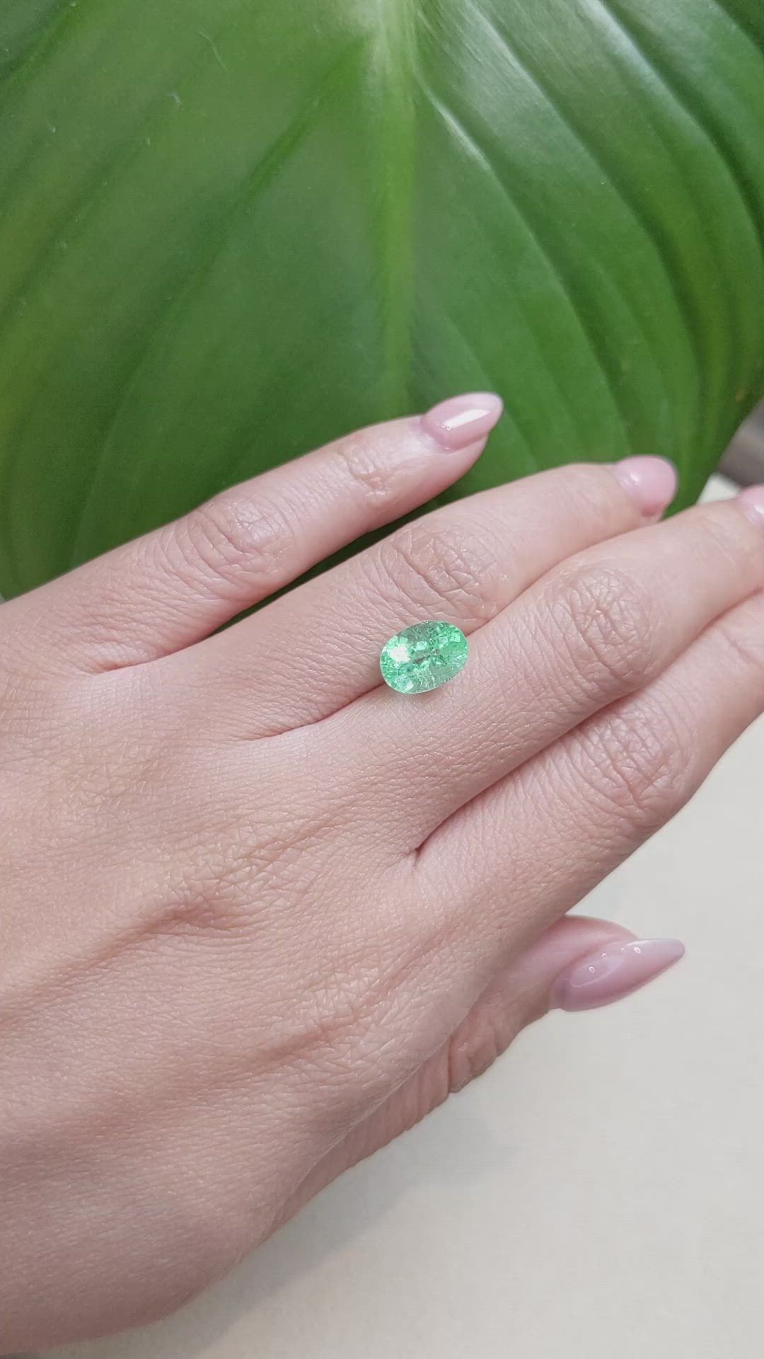 2.41 Ct. Paraiba Tourmaline from Africa Size Video