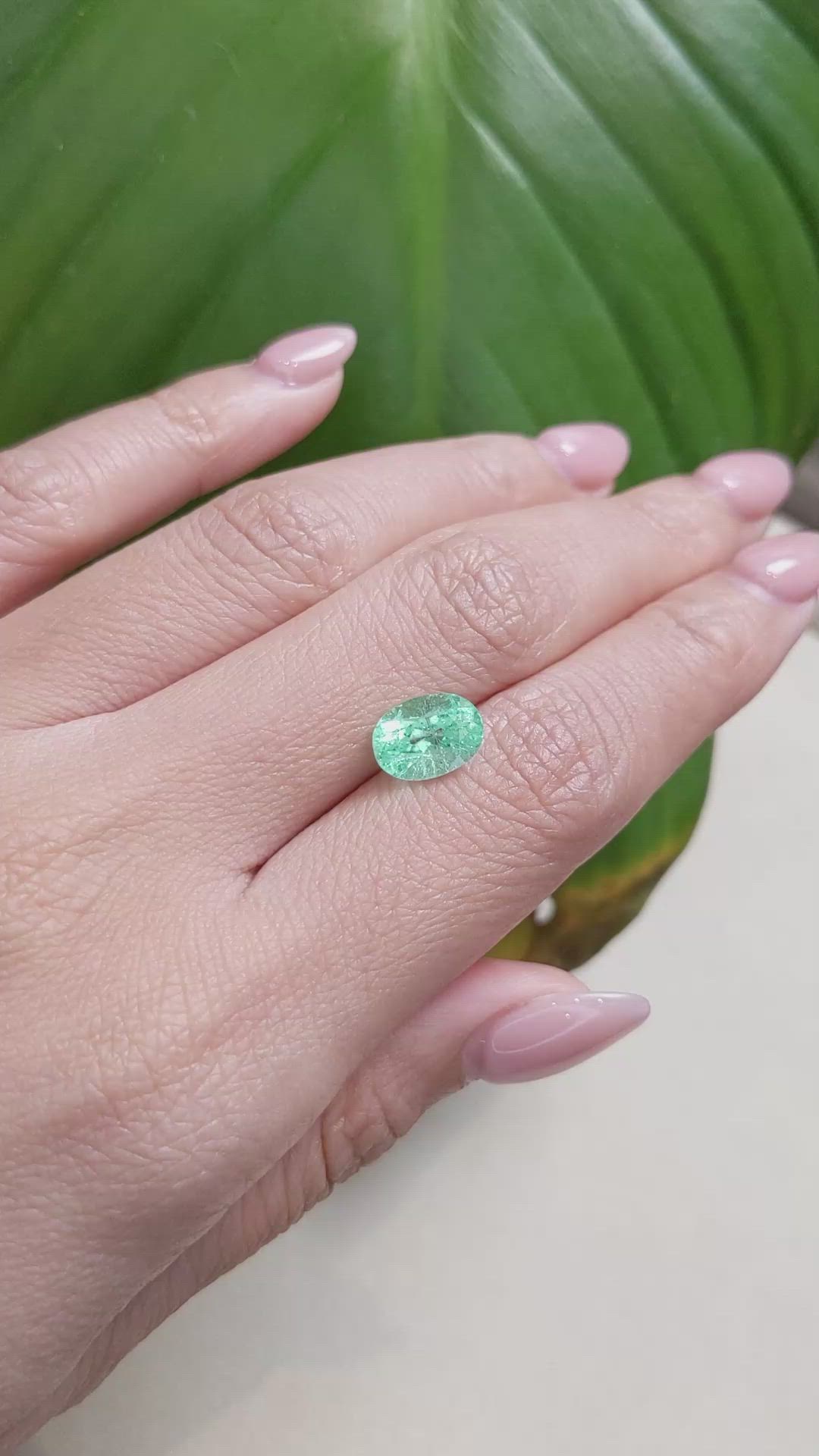 2.41 Ct. Paraiba Tourmaline from Africa Size Video