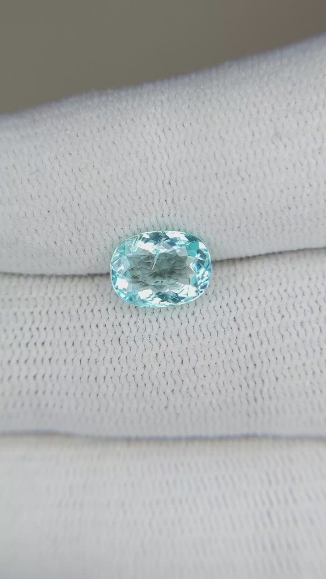2.06 Ct. Paraiba Tourmaline from Africa Size Video