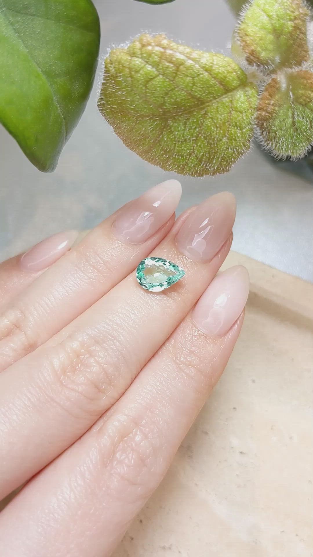 1.76 Ct. Paraiba Tourmaline from Africa Size Video