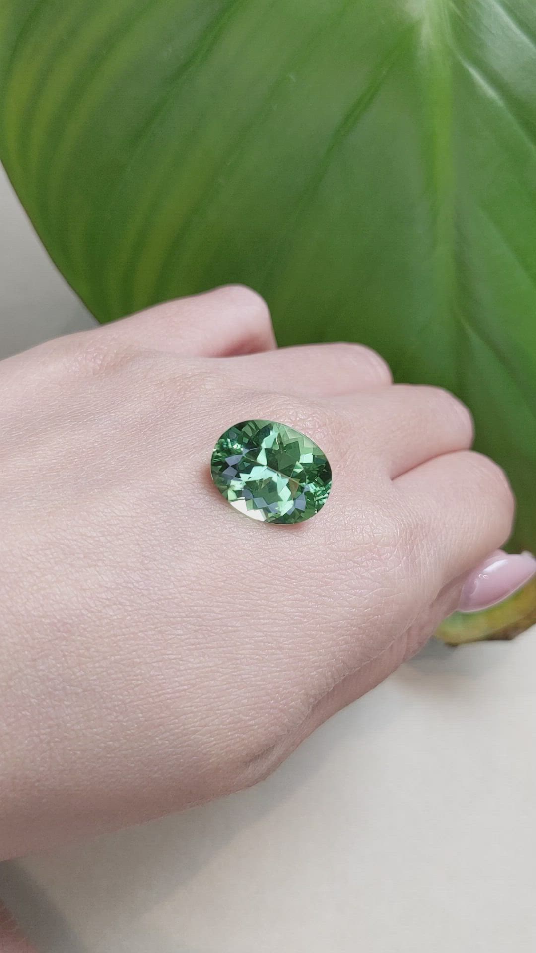 11.21 Ct. Tourmaline from Brazil Size Video