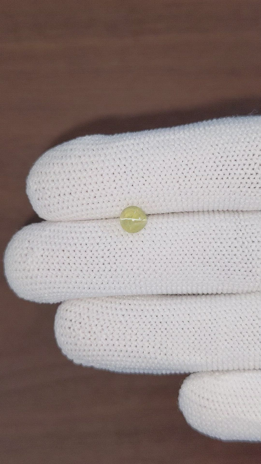 1.05 Ct. Cabochon Chrysoberyl from Ceylon (Sri Lanka) Size Video