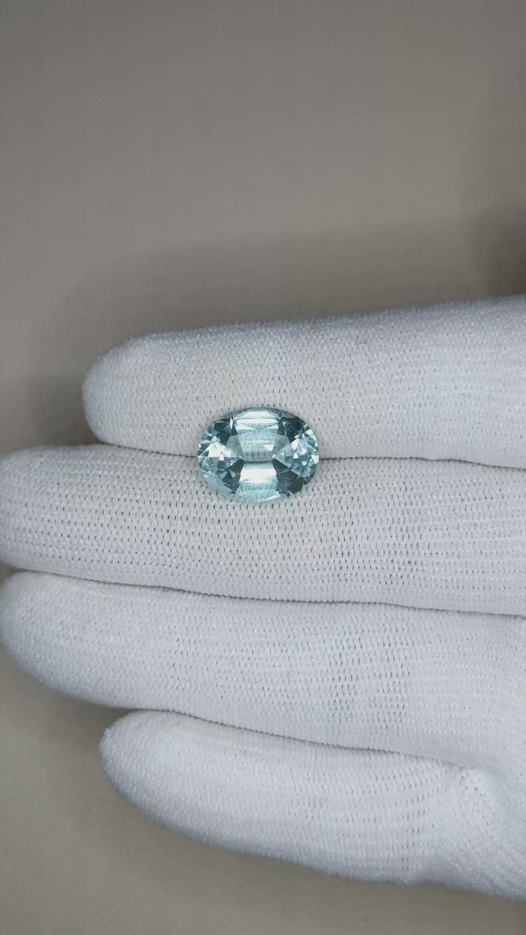 6.30 Ct. Apatite from Brazil Size Video