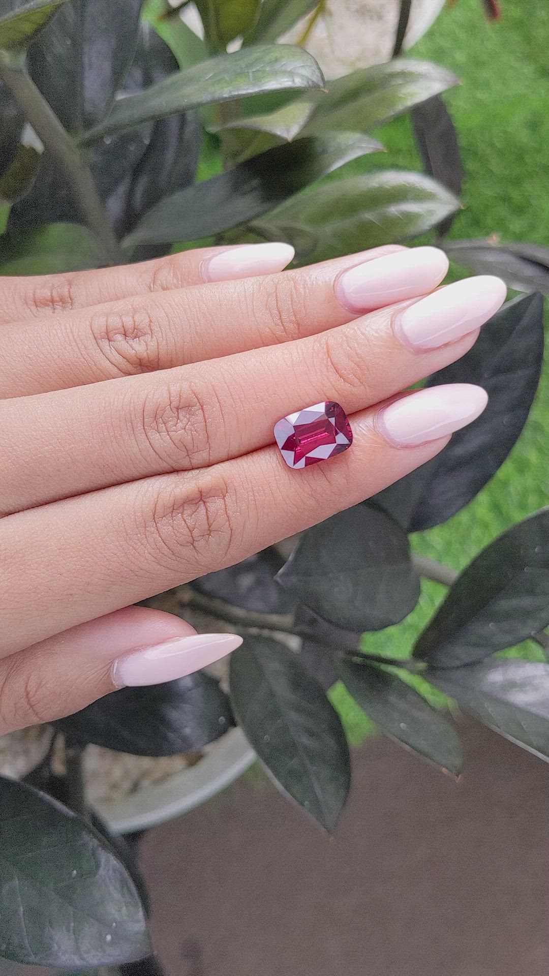 4.45 Ct. Garnet from South Africa Size Video