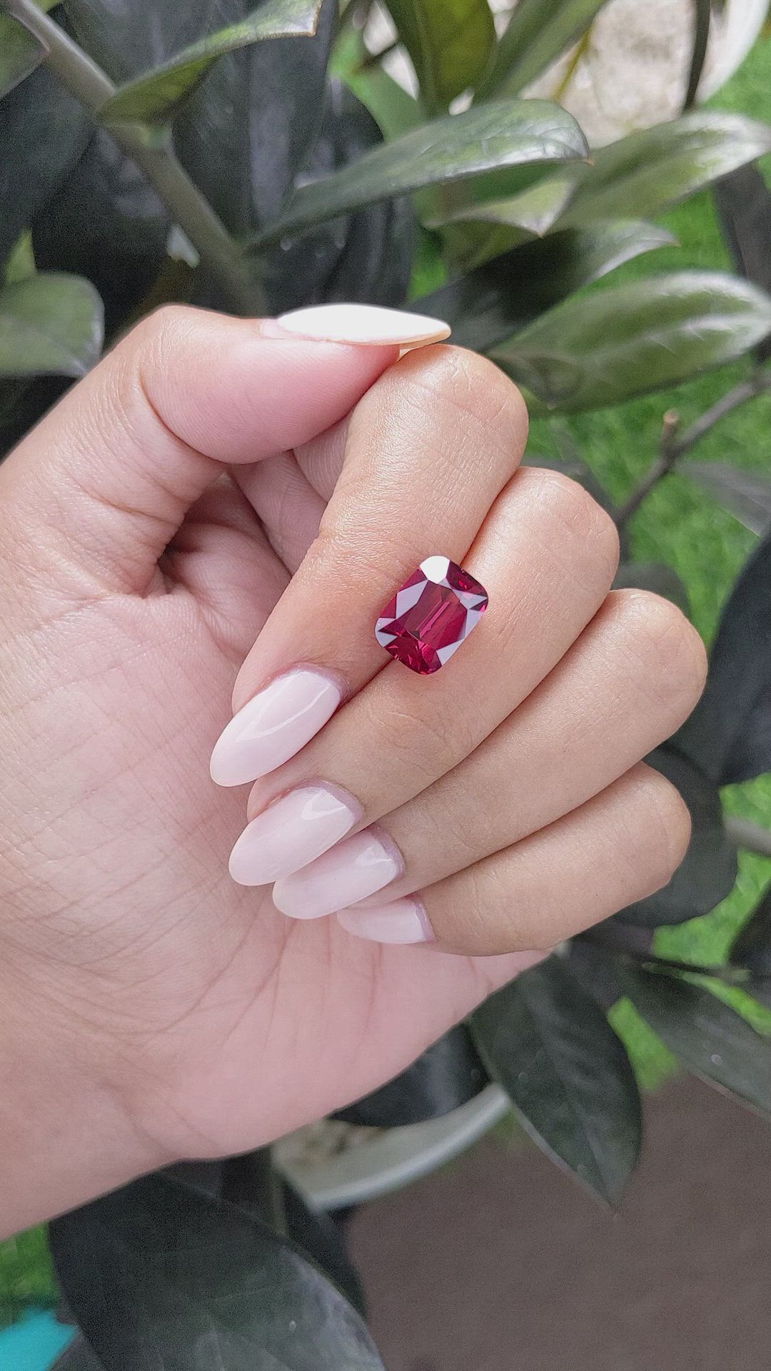 4.45 Ct. Garnet from South Africa Size Video