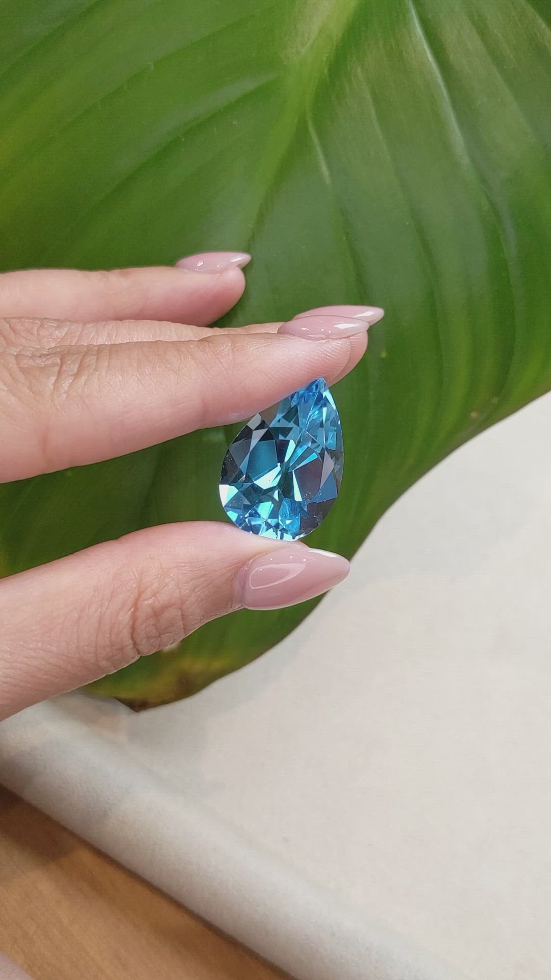 34.21 Ct. Topaz from Brazil Size Video