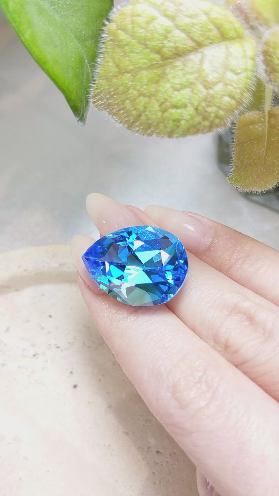 40.48 Ct. Topaz from Brazil Size Video