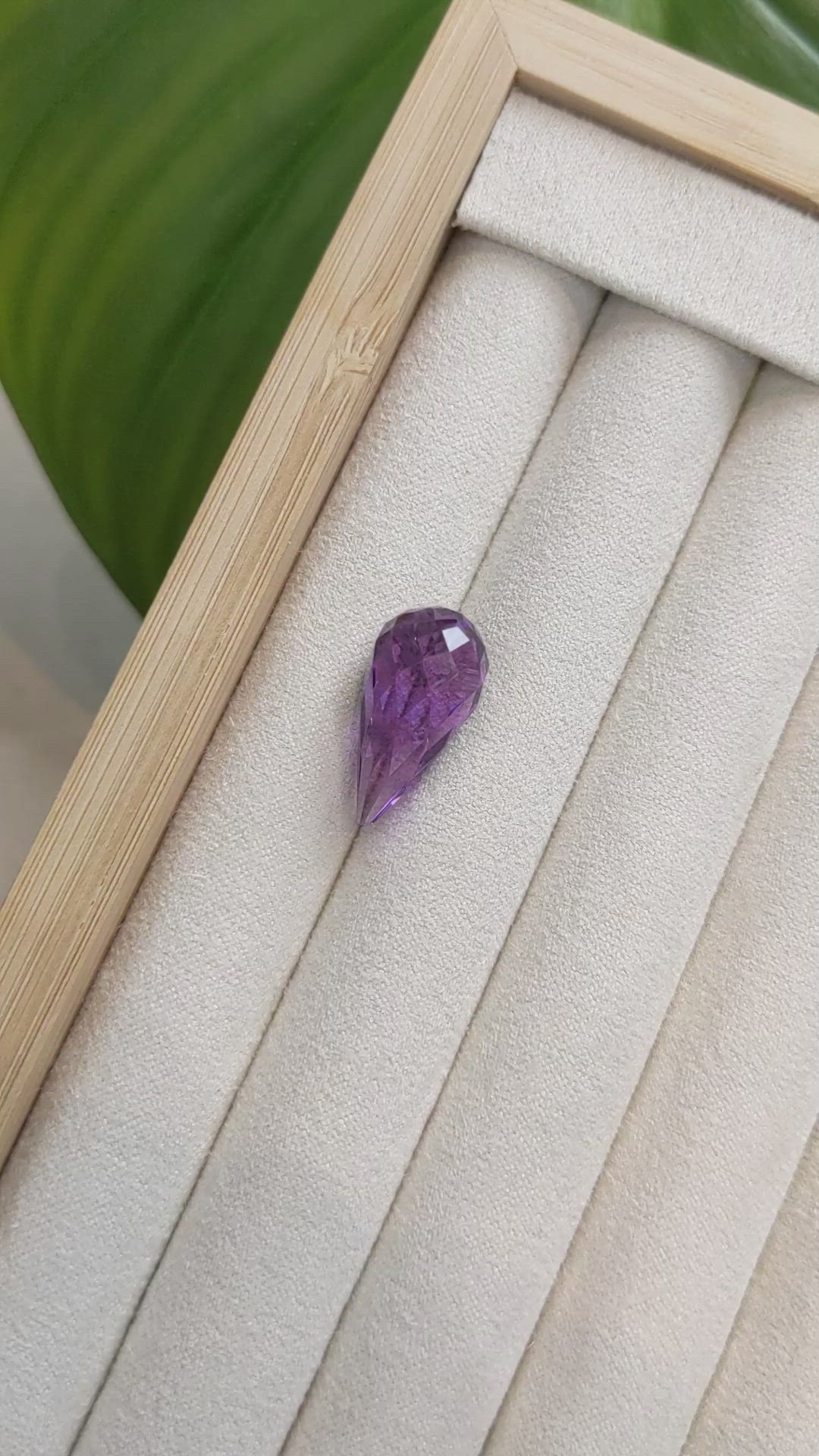 11.43 Ct. Amethyst from Brazil Size Video