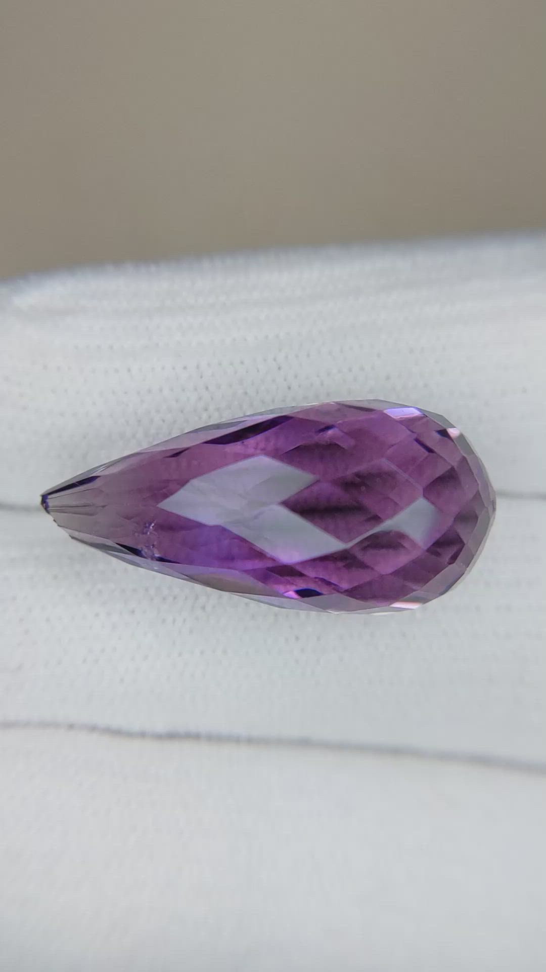 19.98 Ct. Amethyst from Brazil Size Video
