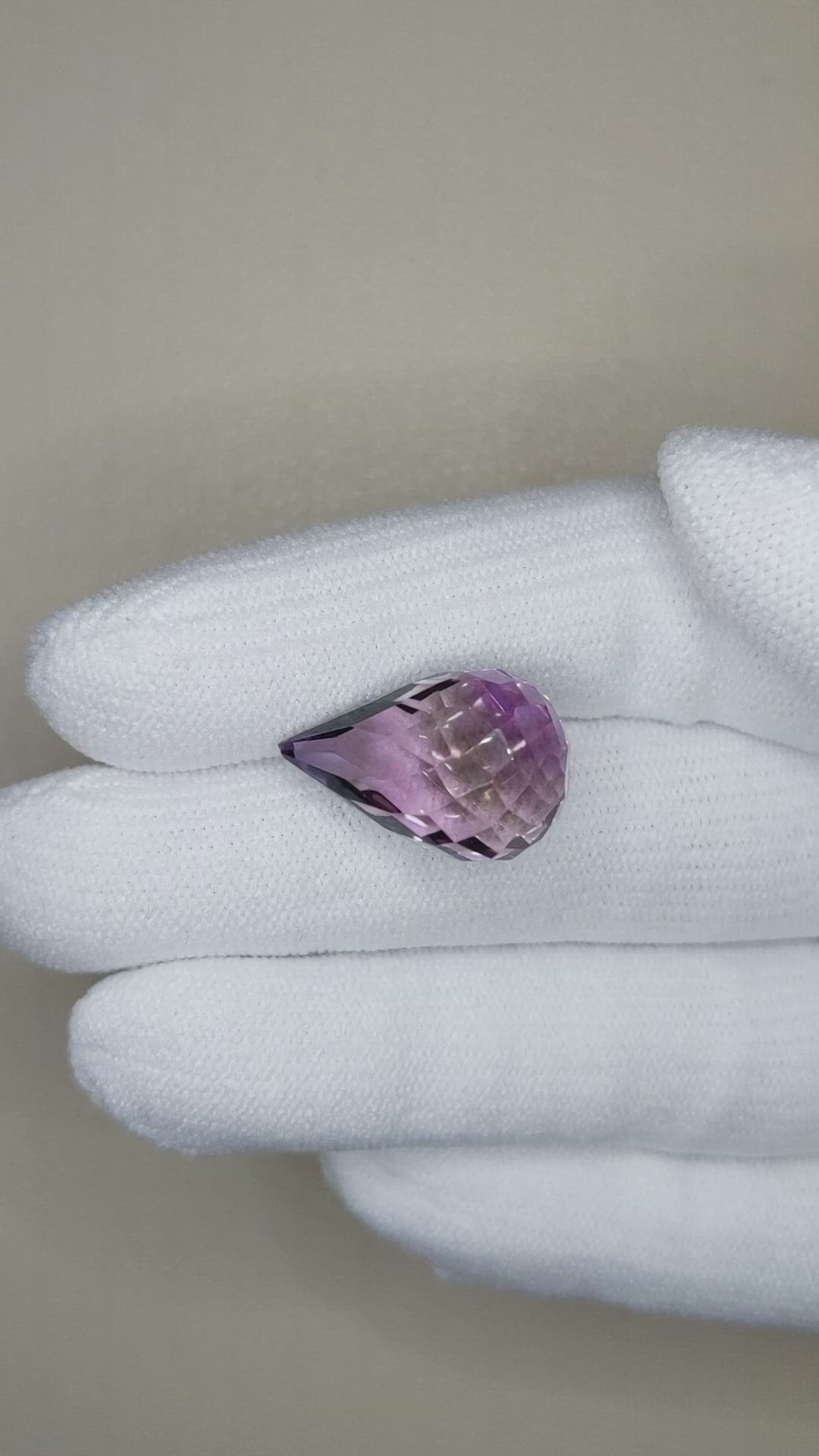 14.28 Ct. Amethyst from Brazil Size Video