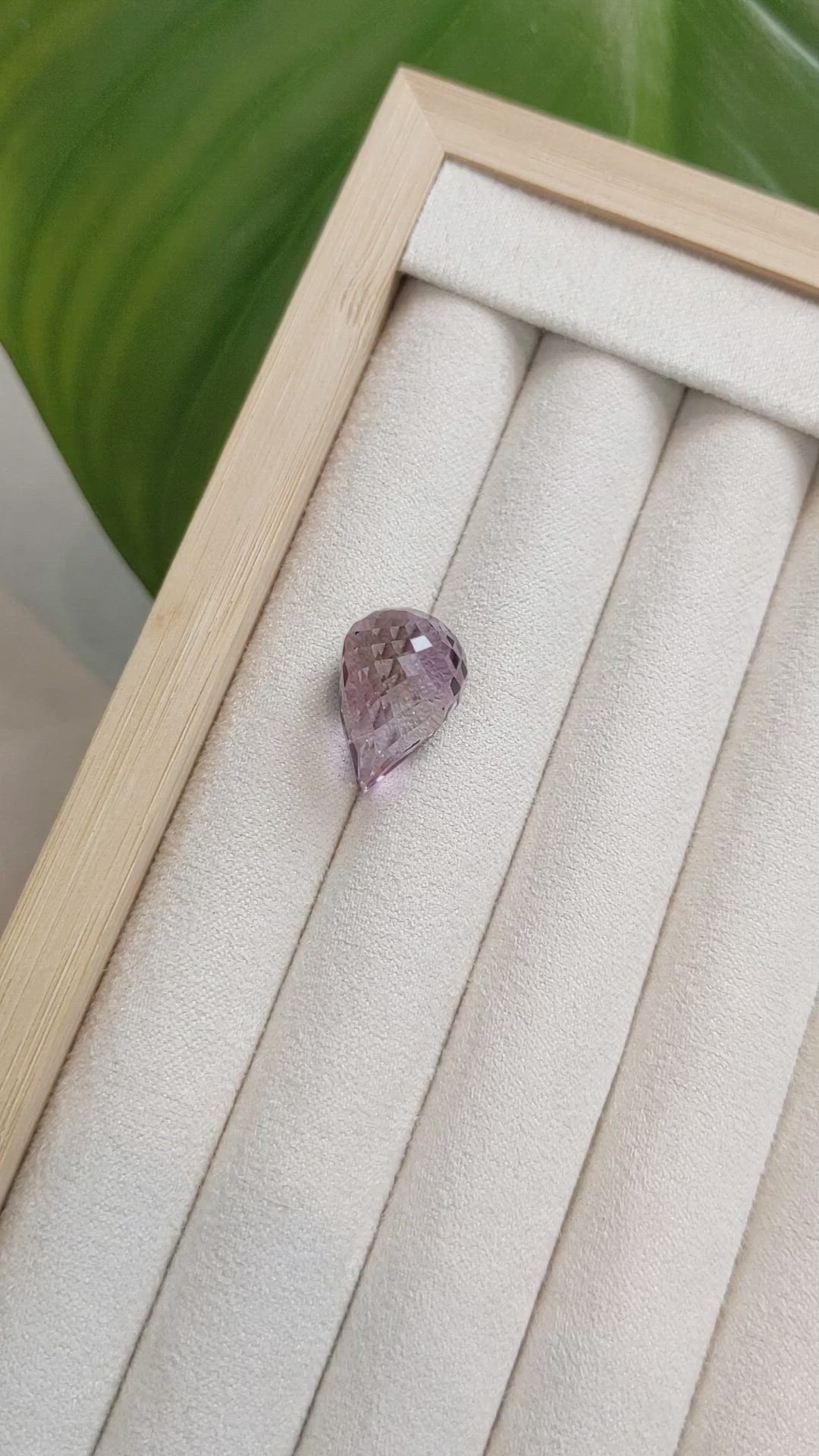 14.28 Ct. Amethyst from Brazil Size Video