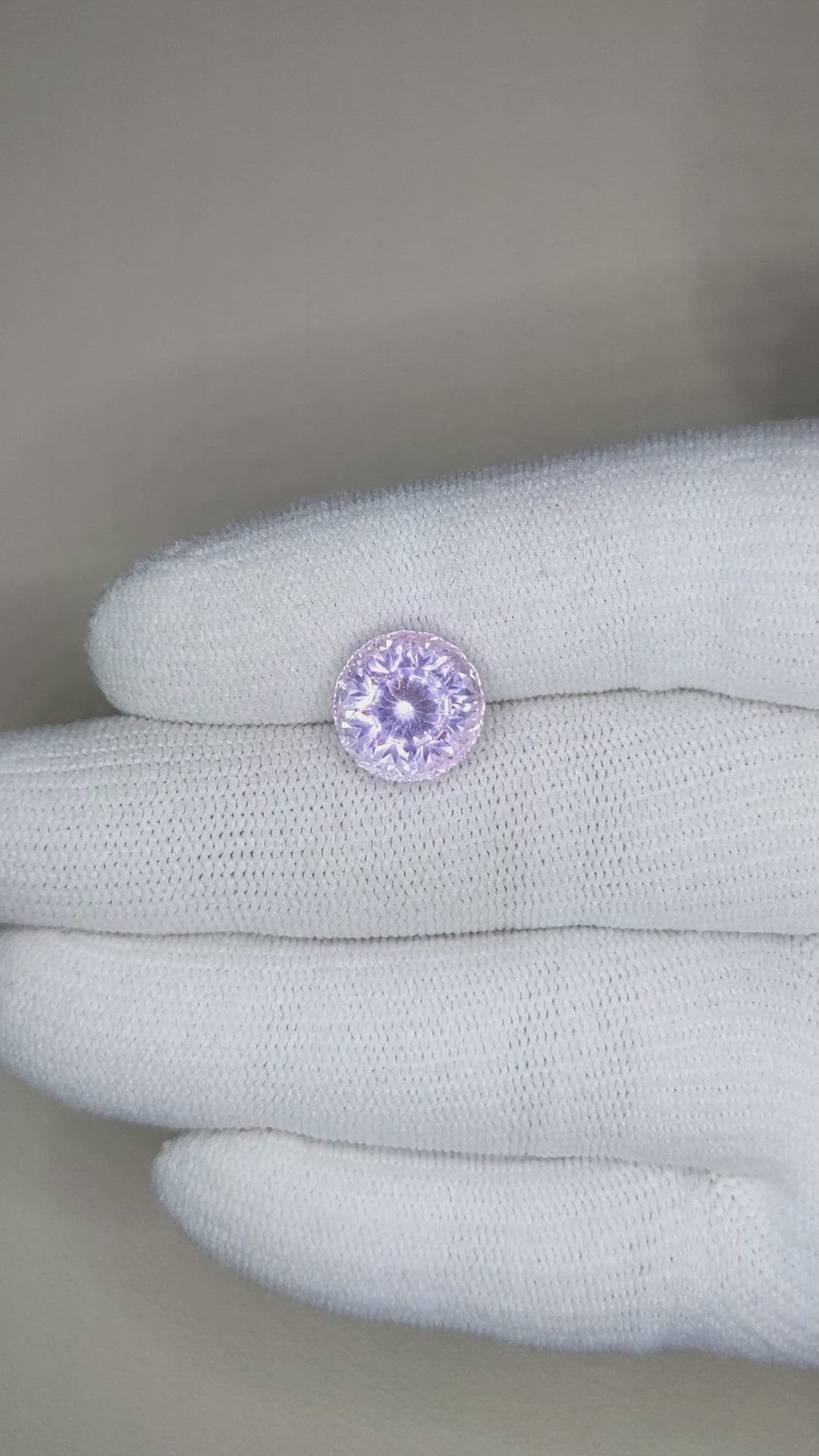 5.41 Ct. Amethyst from Brazil Size Video