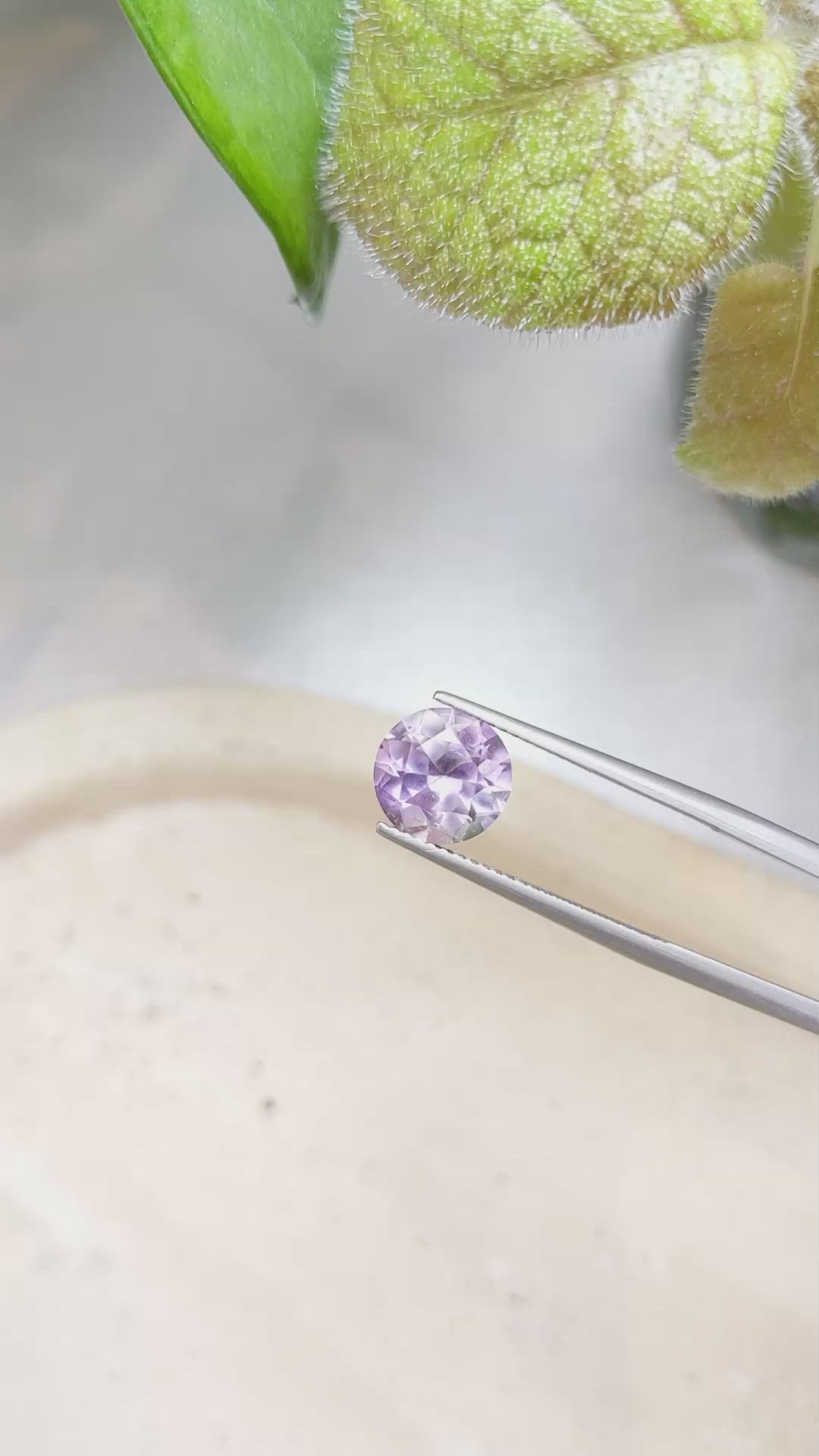2.30 Ct. Amethyst from Brazil Size Video