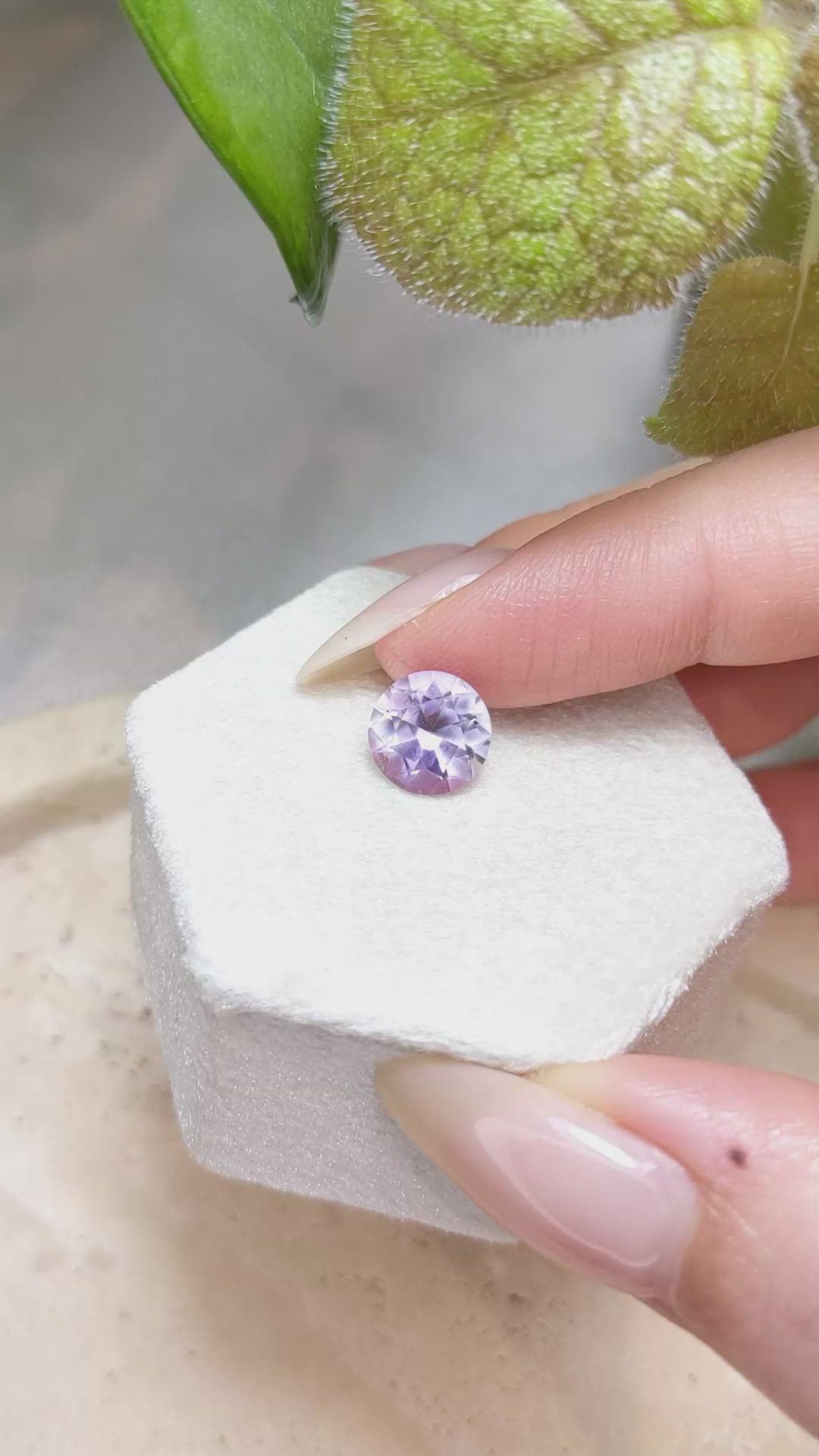 2.30 Ct. Amethyst from Brazil Size Video