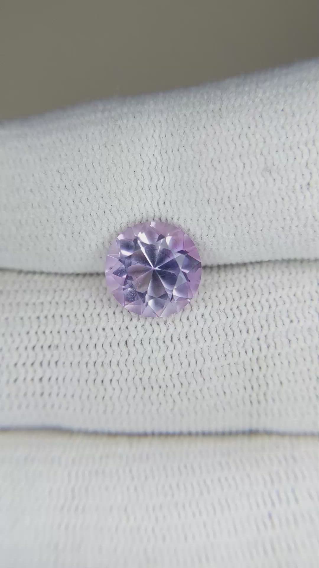 2.30 Ct. Amethyst from Brazil Size Video