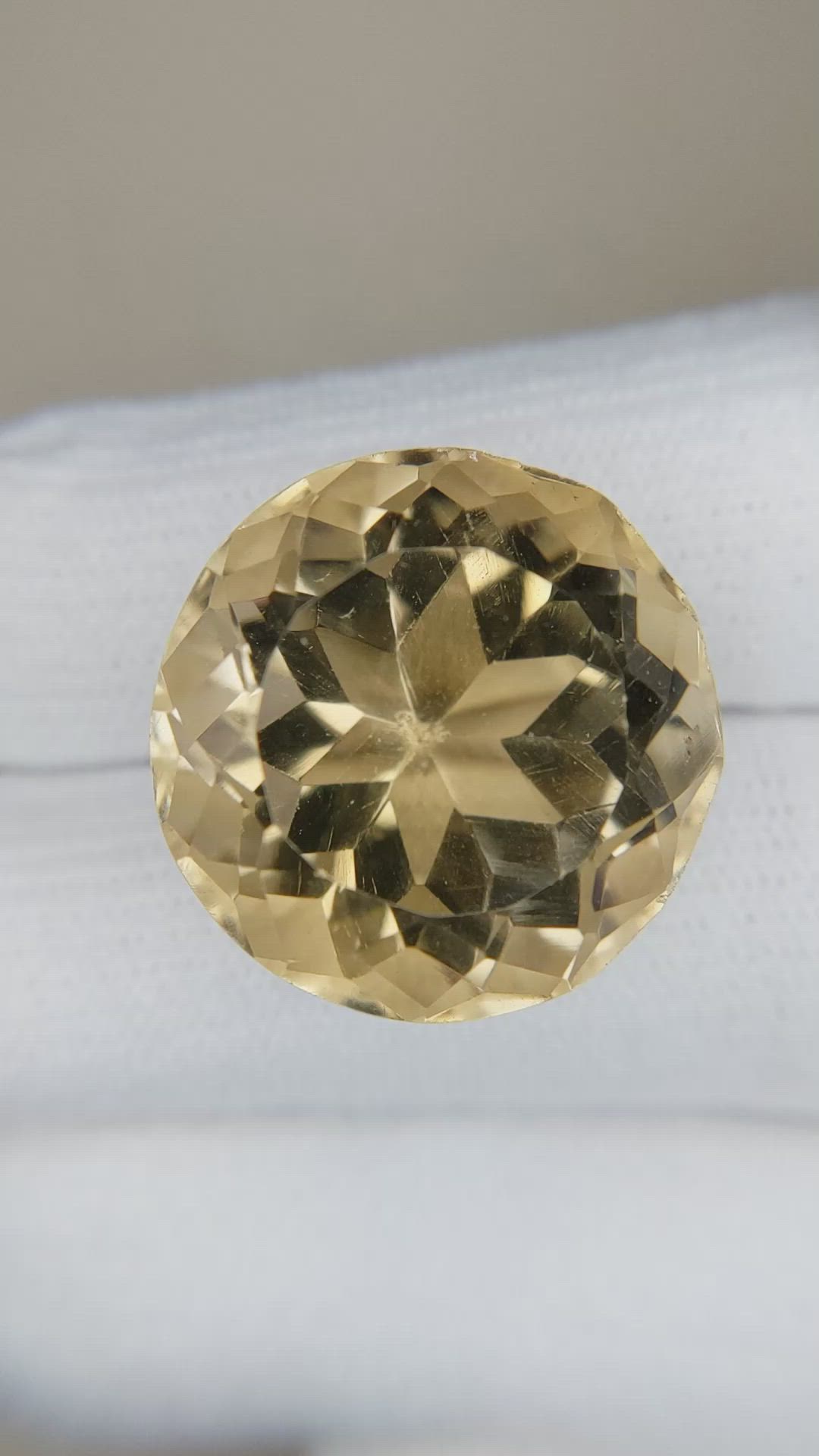 27.94 Ct. Citrine from Brazil Size Video