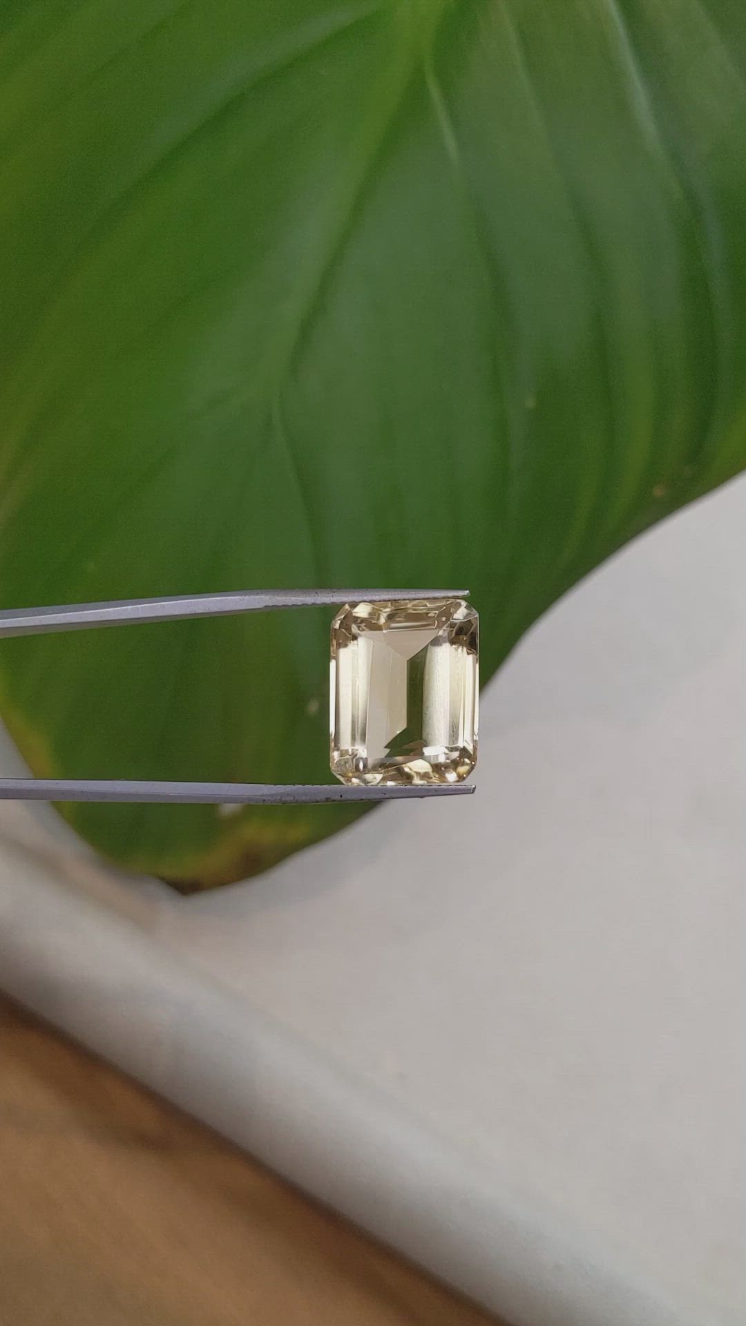 14.49 Ct. Citrine from Brazil Size Video