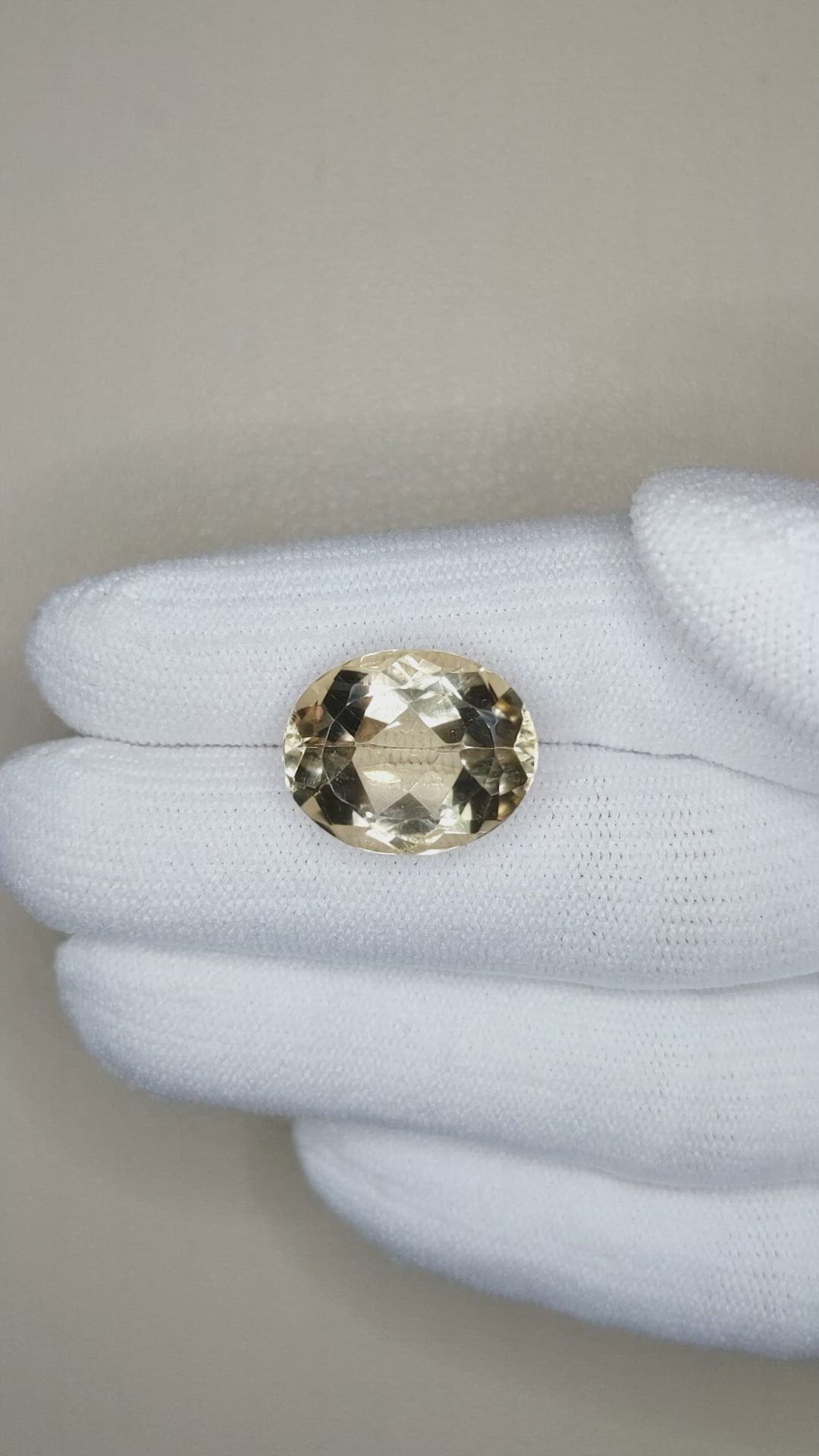 10.02 Ct. Citrine from Brazil Size Video