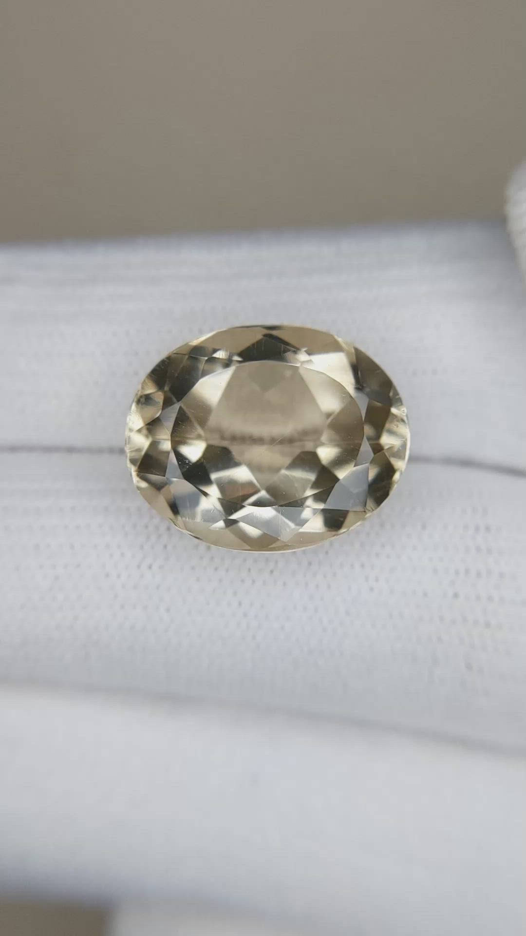 10.02 Ct. Citrine from Brazil Size Video