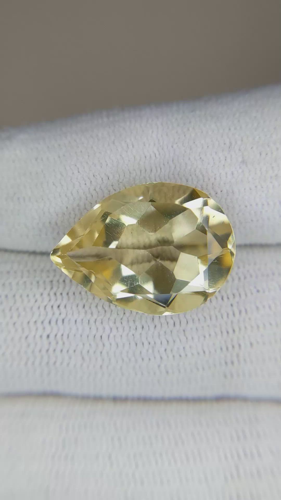 10.94 Ct. Citrine from Brazil Size Video