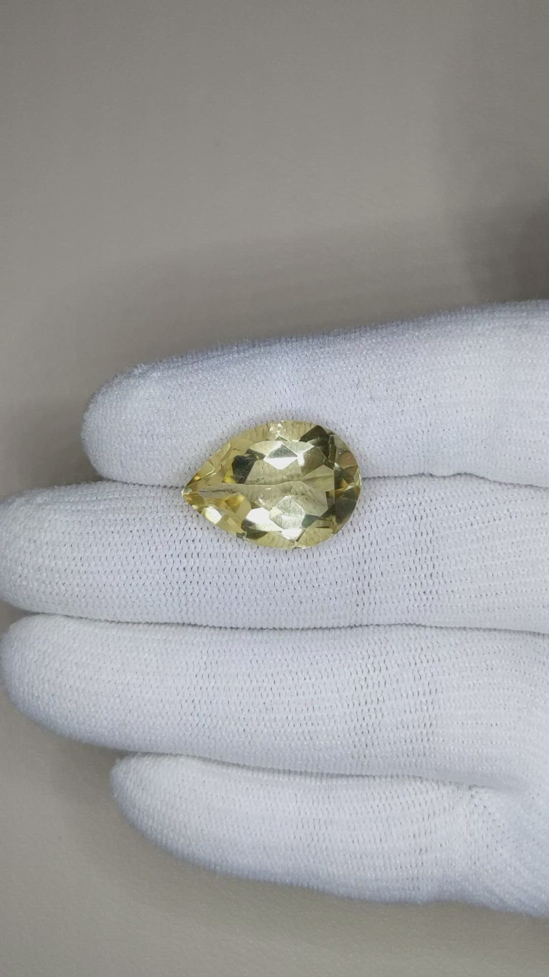 10.94 Ct. Citrine from Brazil Size Video