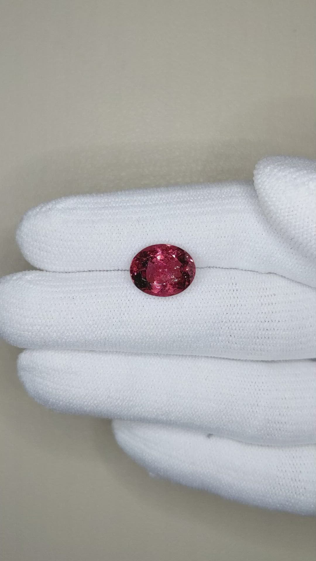 3.66 Ct. Tourmaline from Mozambique Size Video