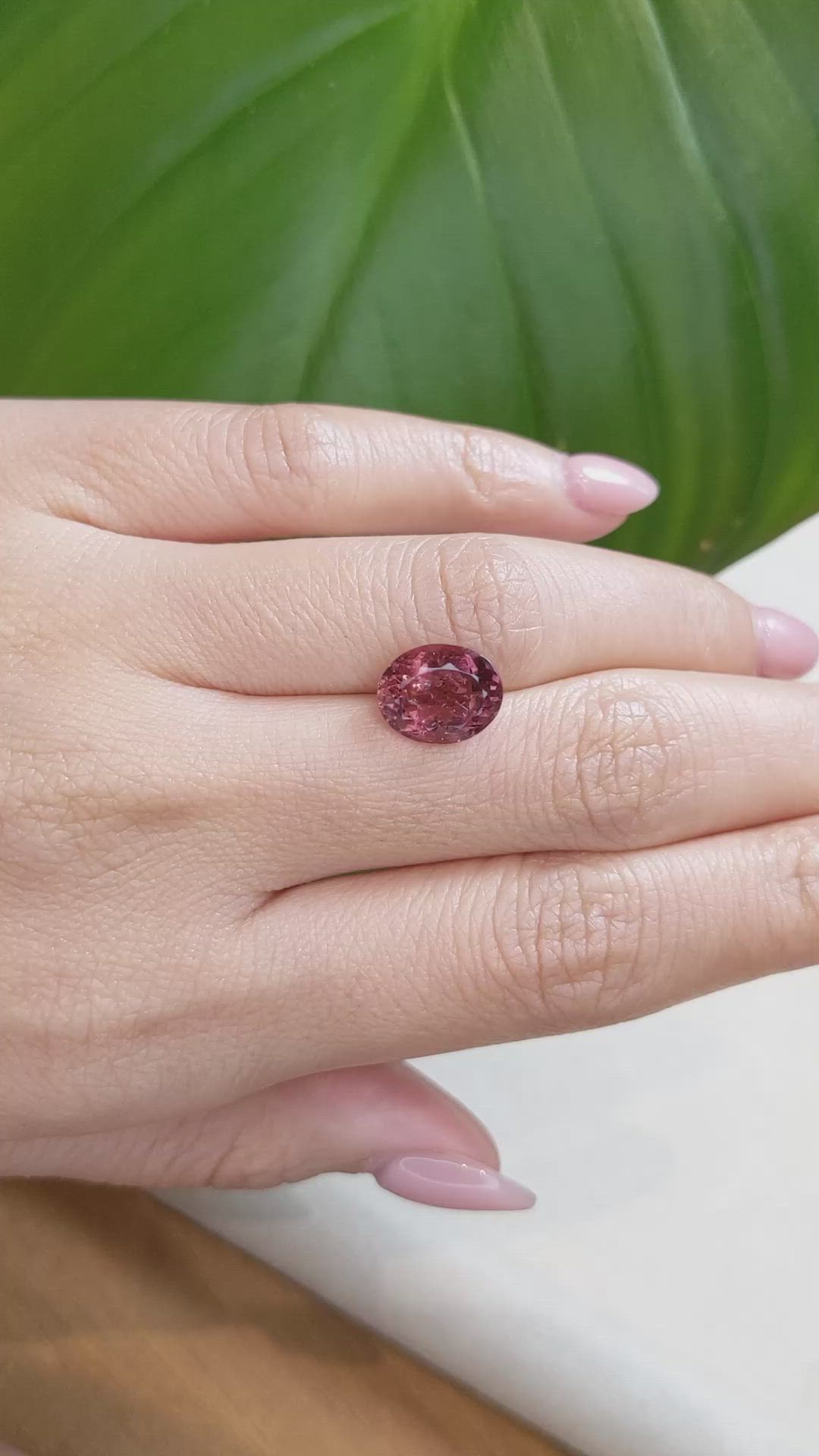 3.66 Ct. Tourmaline from Mozambique Size Video