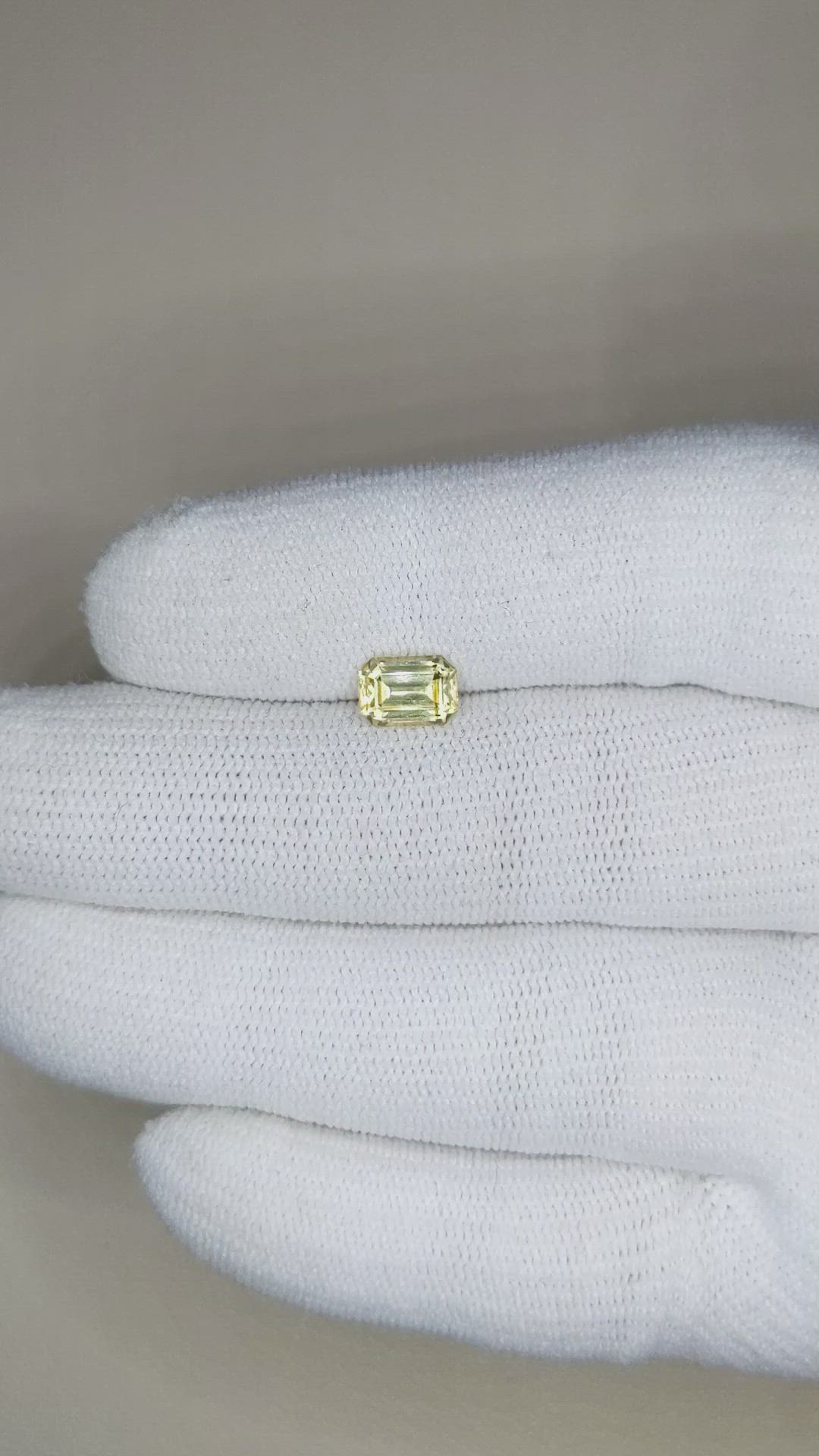 1.25 Ct. Beryl from Brazil Size Video