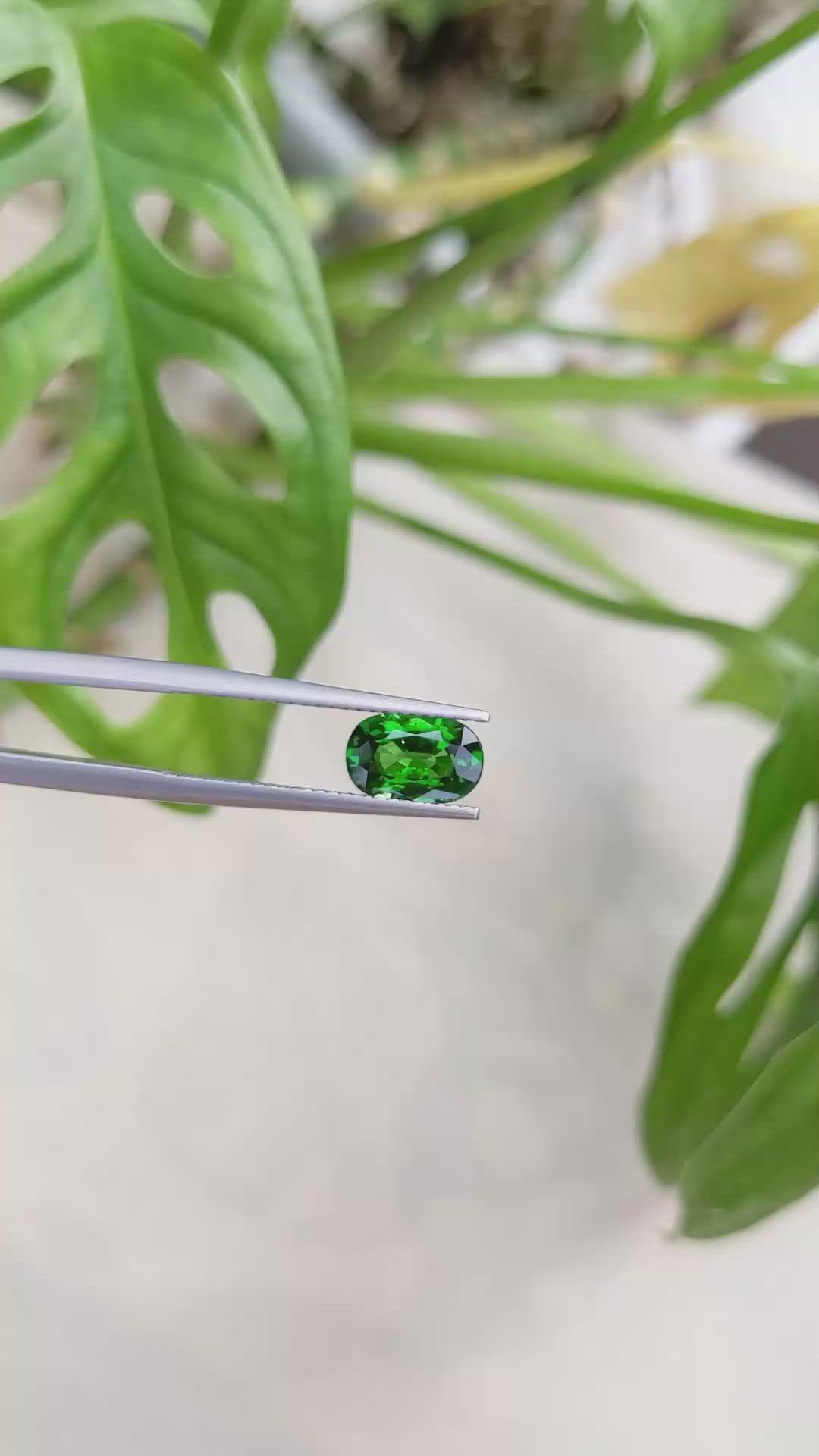 1.50 Ct. Tsavorite Garnet from East Africa Size Video