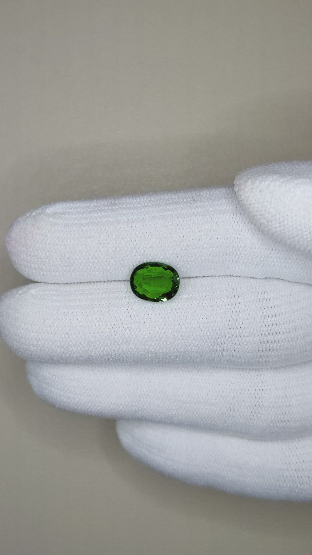 1.73 Ct. Tsavorite Garnet from East Africa Size Video