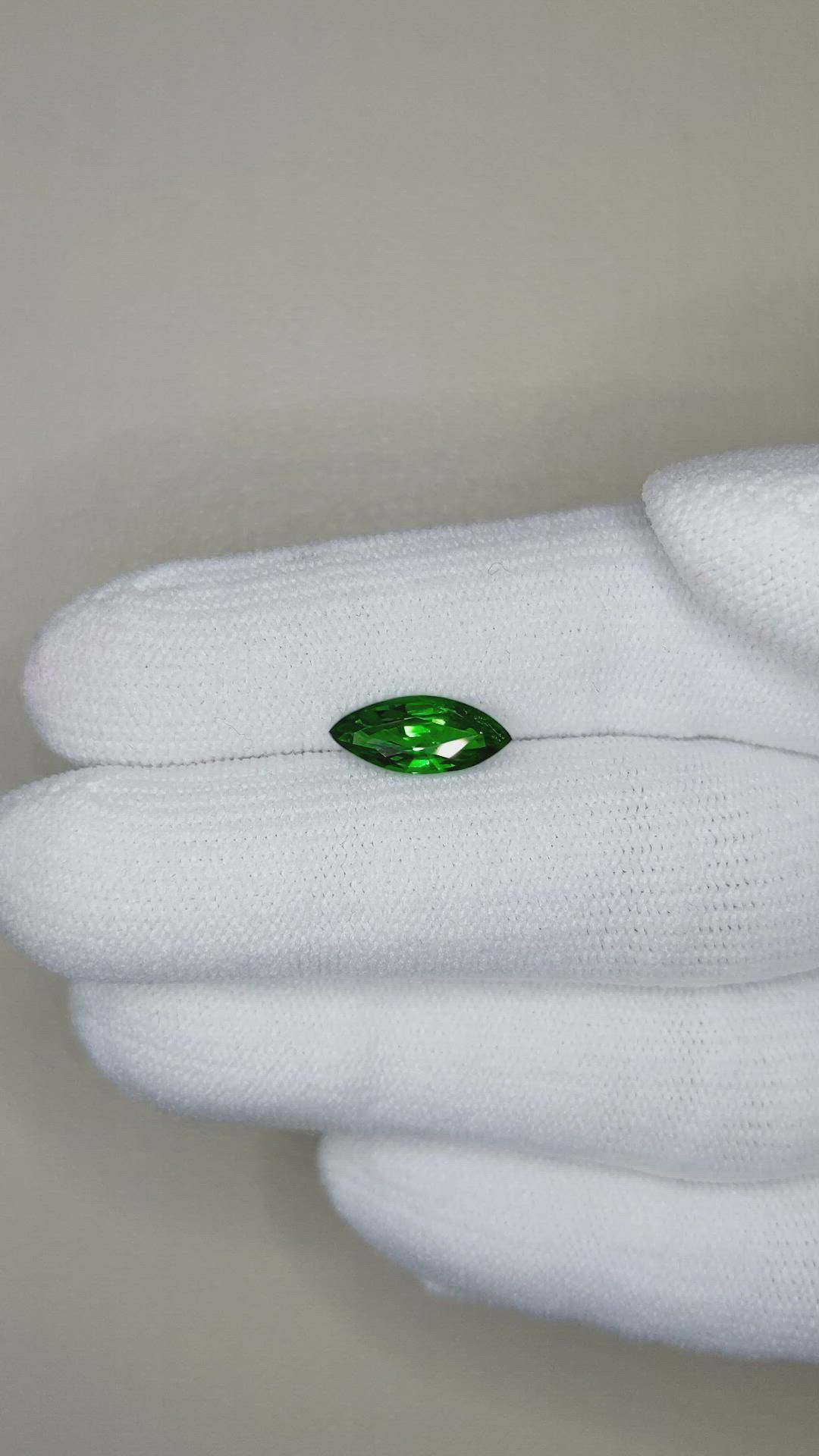 1.73 Ct. Tsavorite Garnet from East Africa Size Video