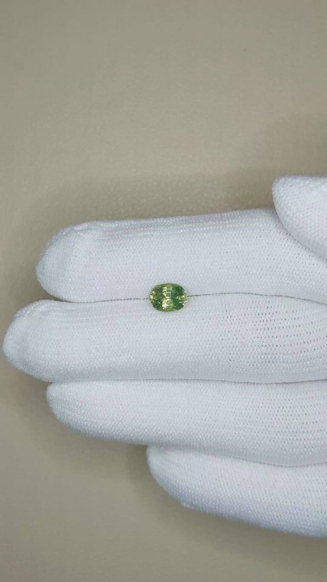 1.27 Ct. Zircon from Ceylon (Sri Lanka) Size Video