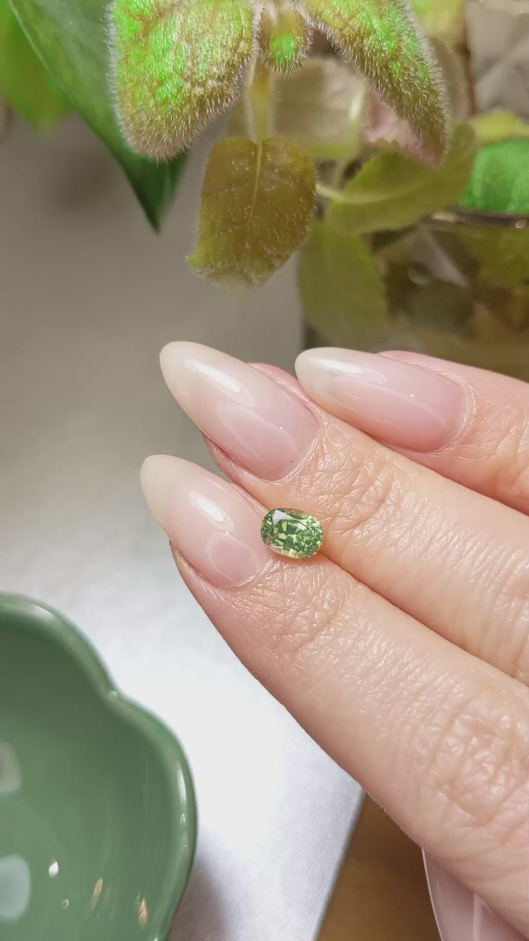 1.27 Ct. Zircon from Ceylon (Sri Lanka) Size Video