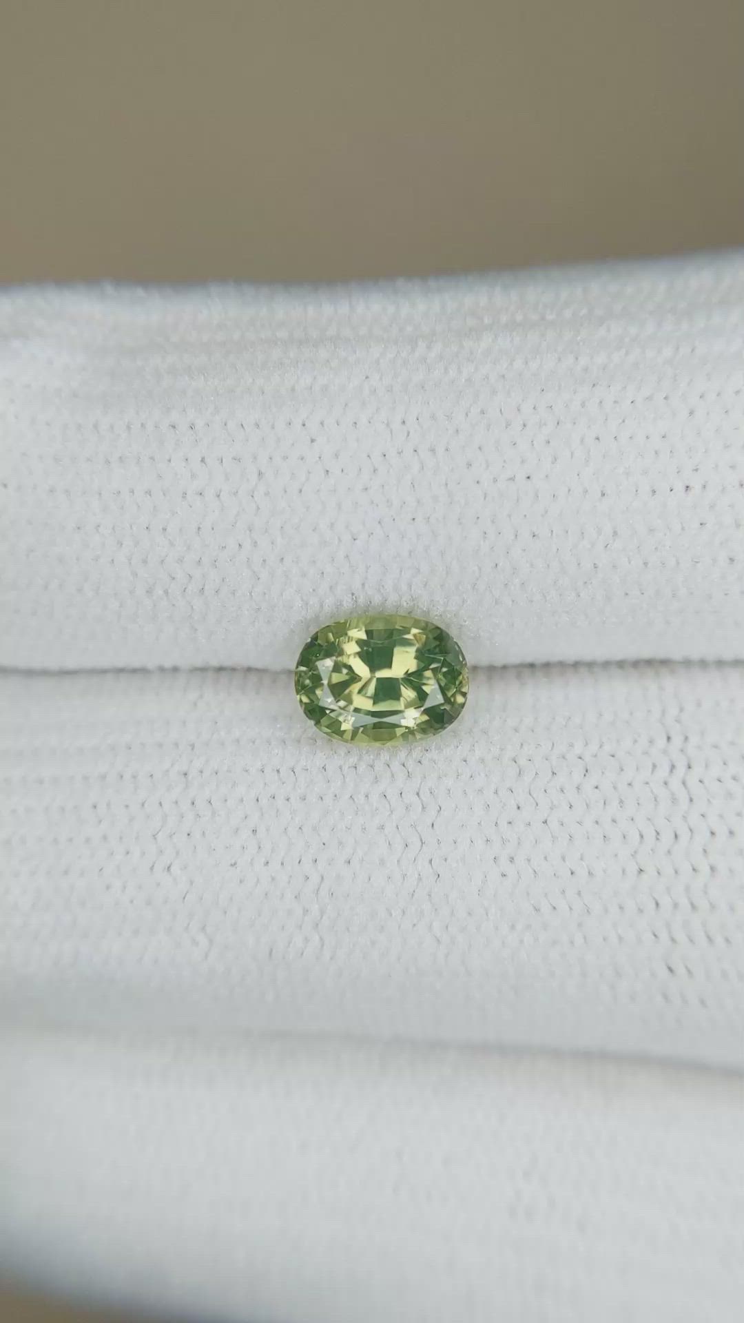 1.27 Ct. Zircon from Ceylon (Sri Lanka) Size Video