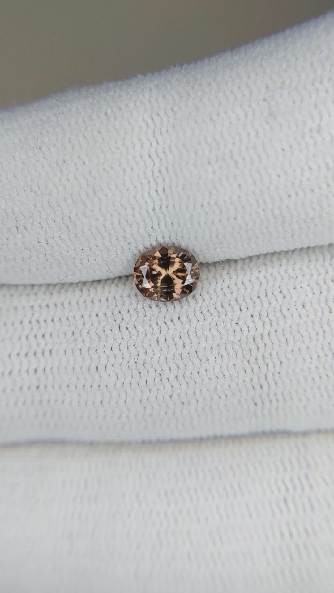 0.95 Ct. Zircon from Ceylon (Sri Lanka) Size Video