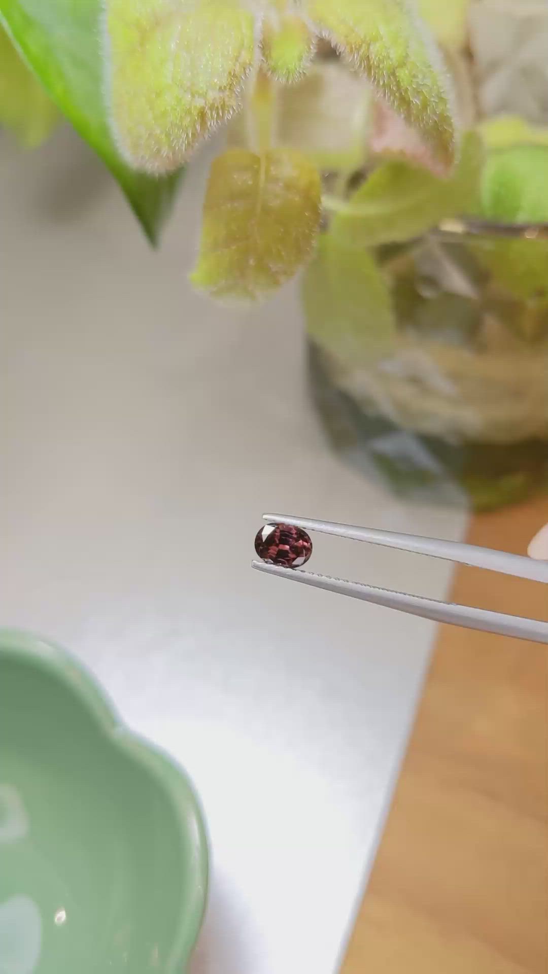 0.75 Ct. Zircon from Ceylon (Sri Lanka) Size Video