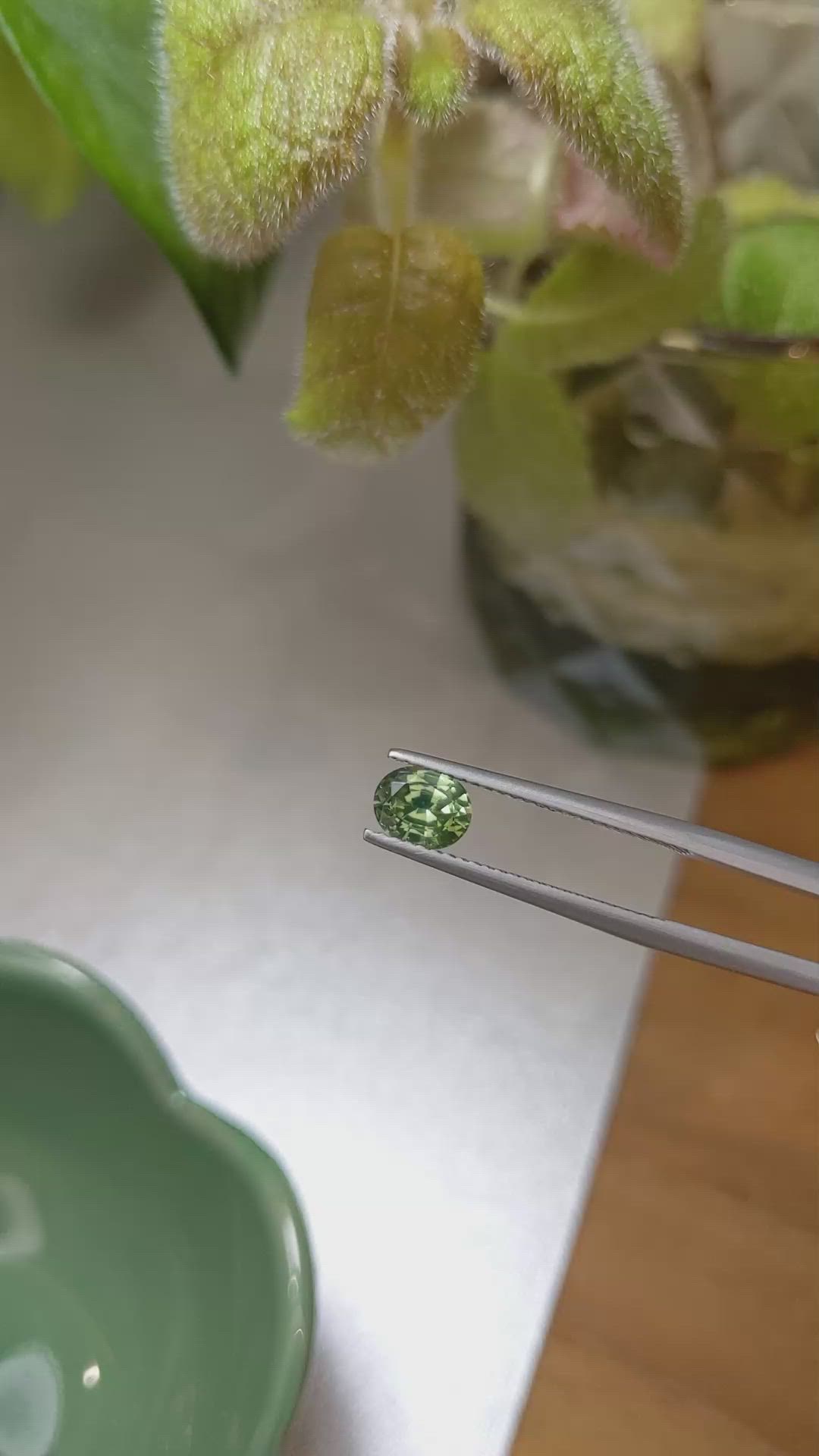 0.95 Ct. Zircon from Ceylon (Sri Lanka) Size Video