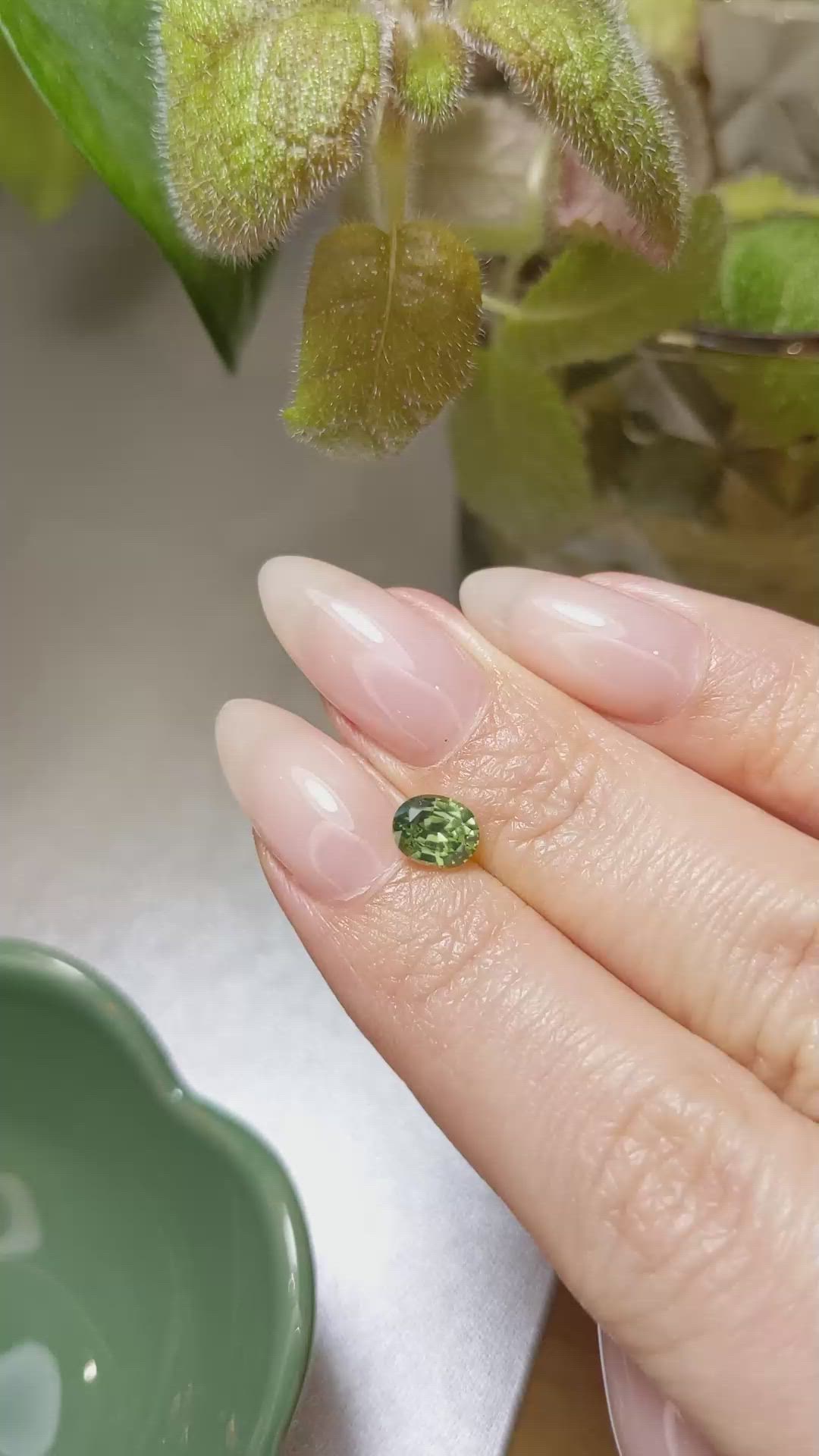 0.95 Ct. Zircon from Ceylon (Sri Lanka) Size Video