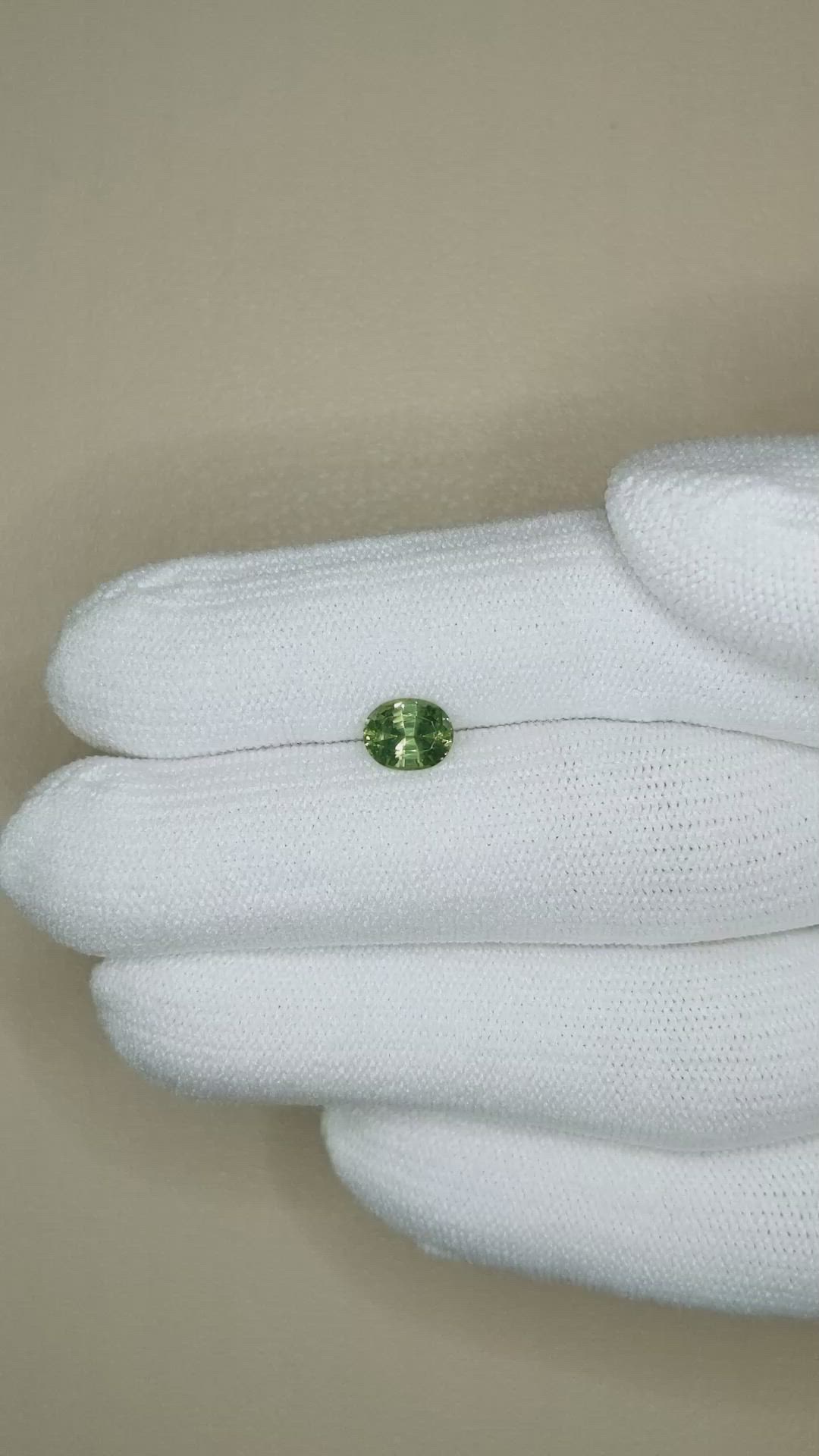 0.95 Ct. Zircon from Ceylon (Sri Lanka) Size Video