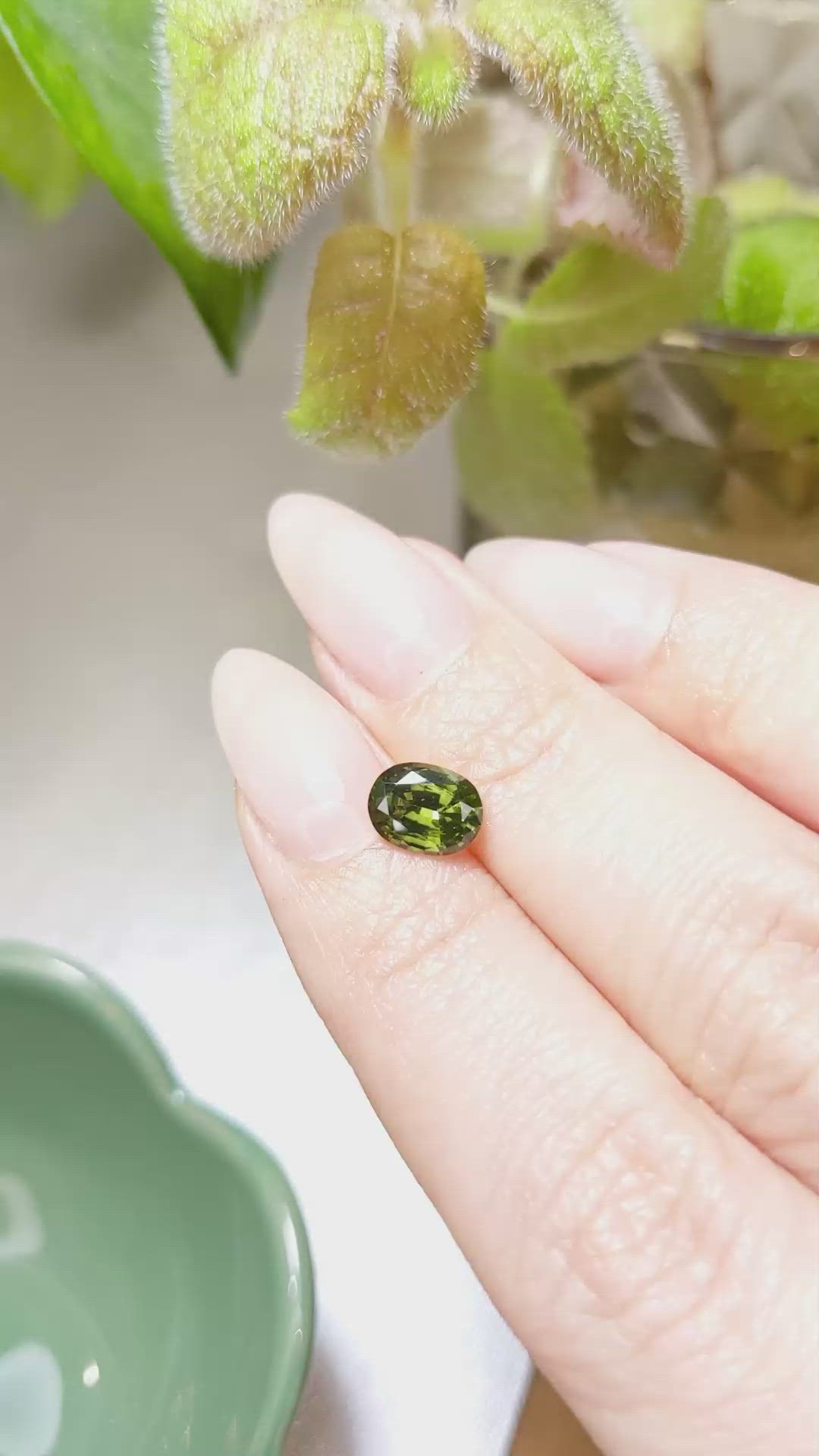 1.44 Ct. Zircon from Ceylon (Sri Lanka) Size Video