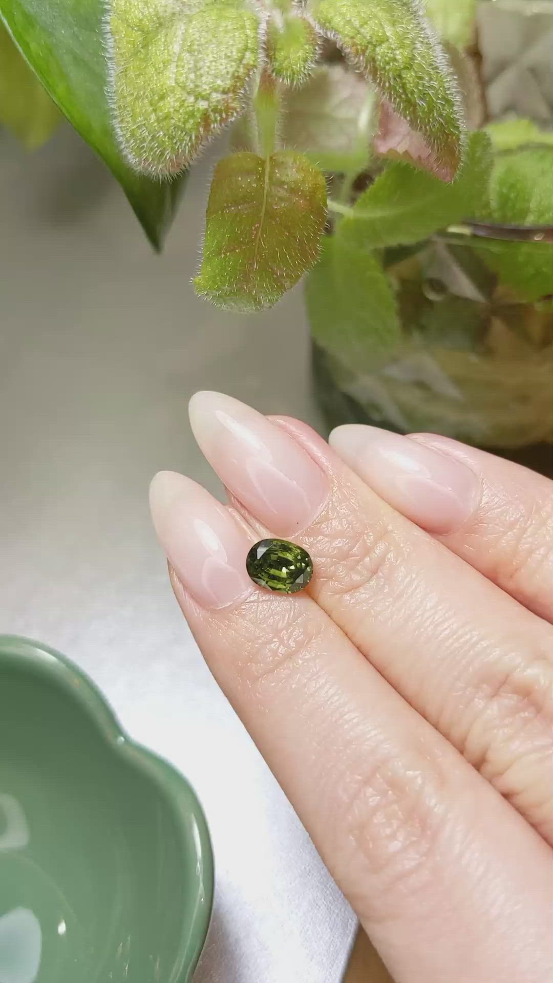 1.44 Ct. Zircon from Ceylon (Sri Lanka) Size Video