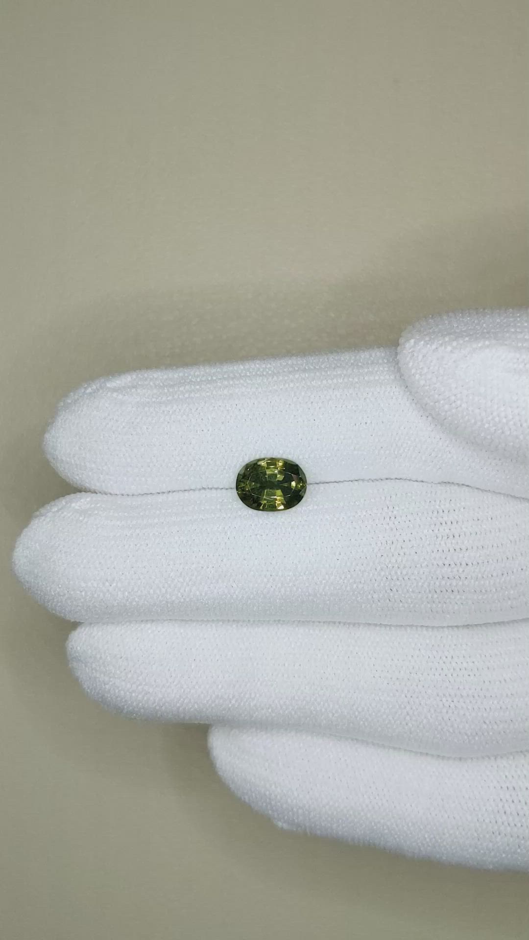 1.44 Ct. Zircon from Ceylon (Sri Lanka) Size Video