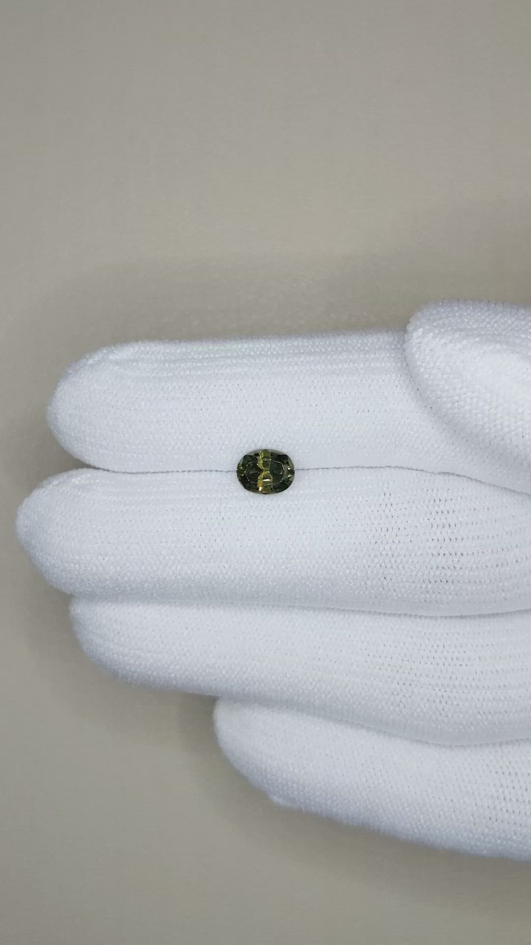 0.98 Ct. Zircon from Ceylon (Sri Lanka) Size Video