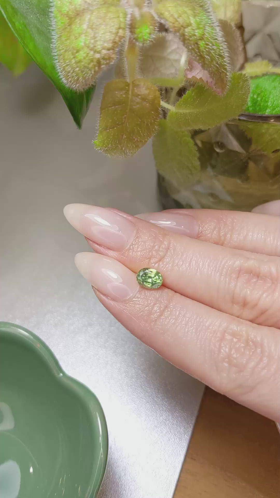 1.23 Ct. Zircon from Ceylon (Sri Lanka) Size Video