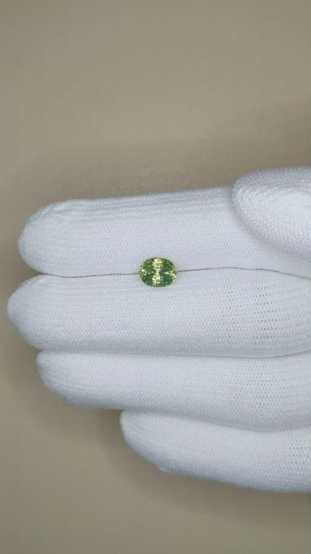1.23 Ct. Zircon from Ceylon (Sri Lanka) Size Video