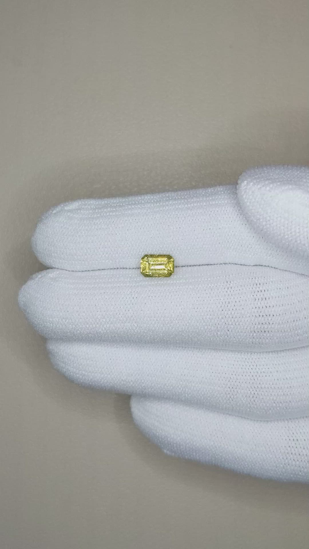 1.09 Ct. Zircon from Ceylon (Sri Lanka) Size Video