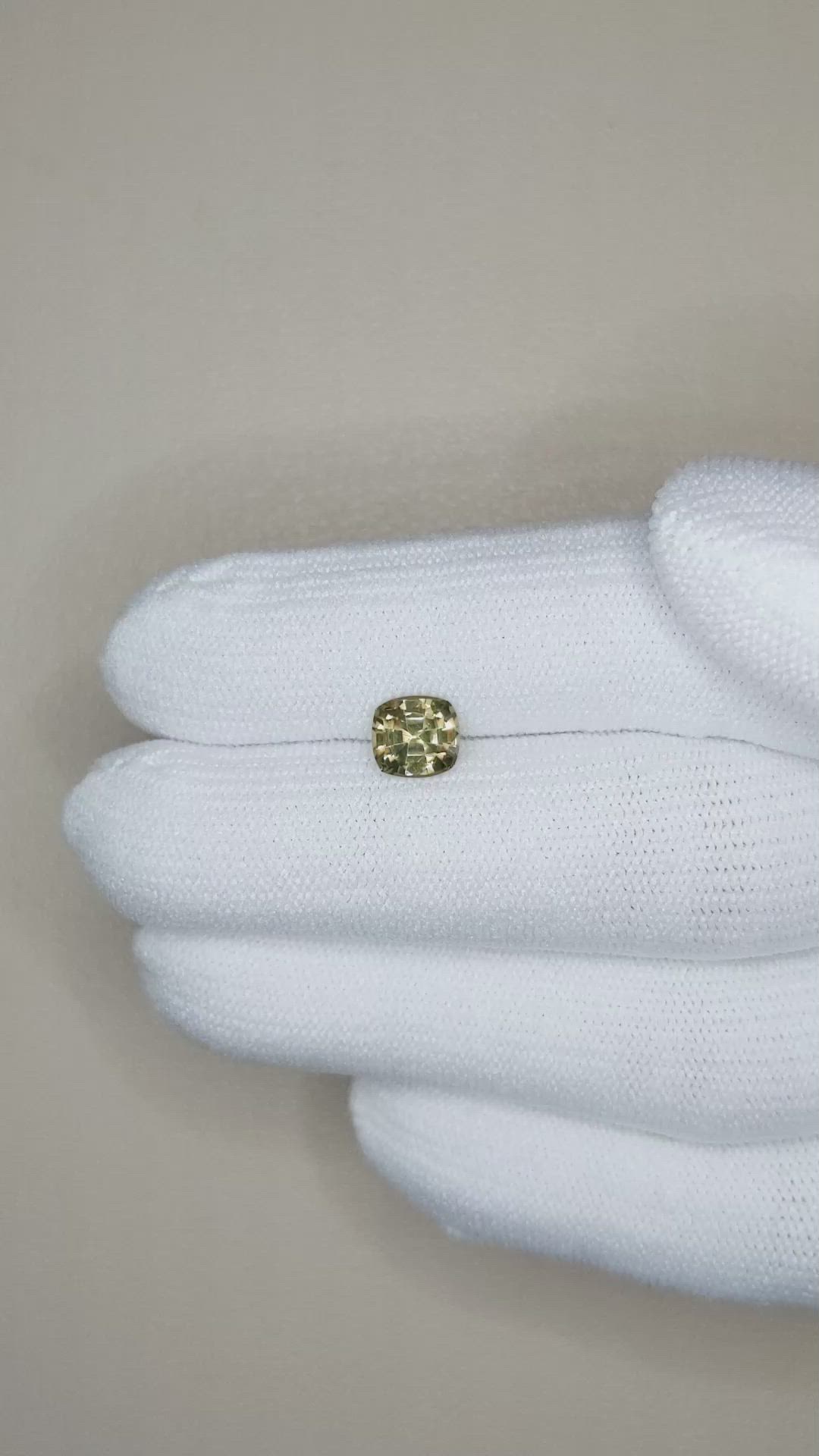 1.40 Ct. Zircon from Ceylon (Sri Lanka) Size Video