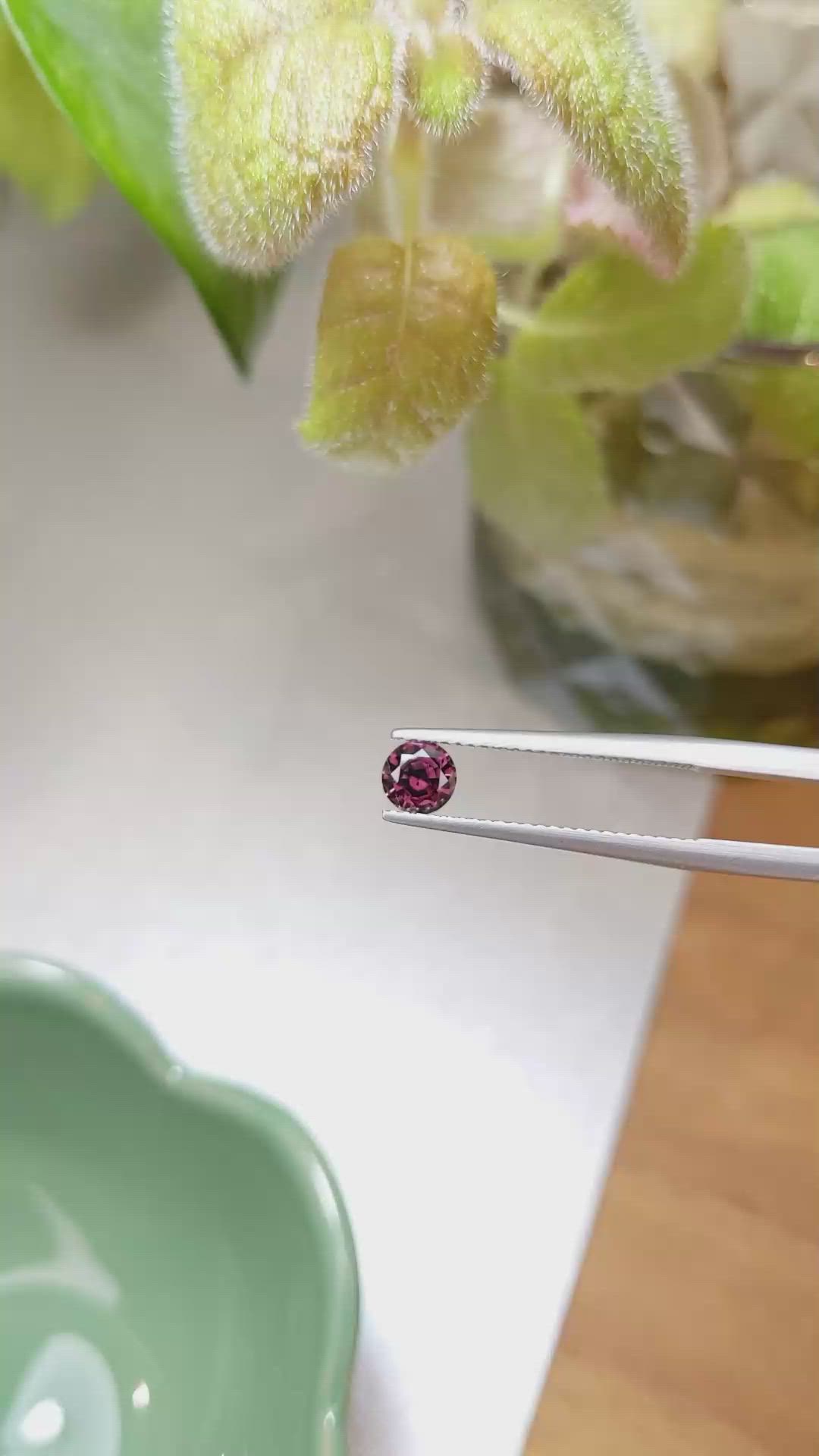 0.77 Ct. Zircon from Ceylon (Sri Lanka) Size Video