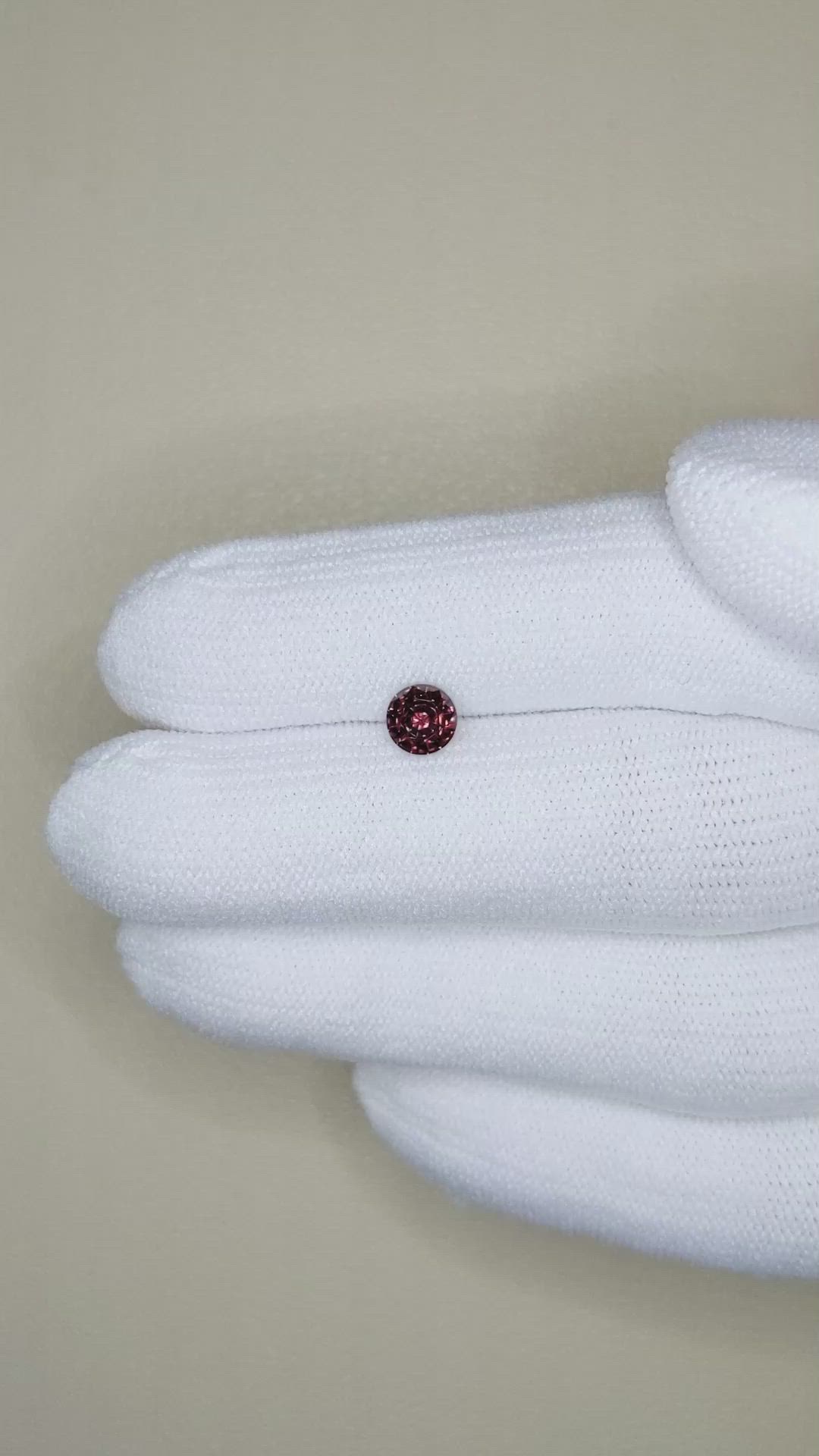 0.77 Ct. Zircon from Ceylon (Sri Lanka) Size Video